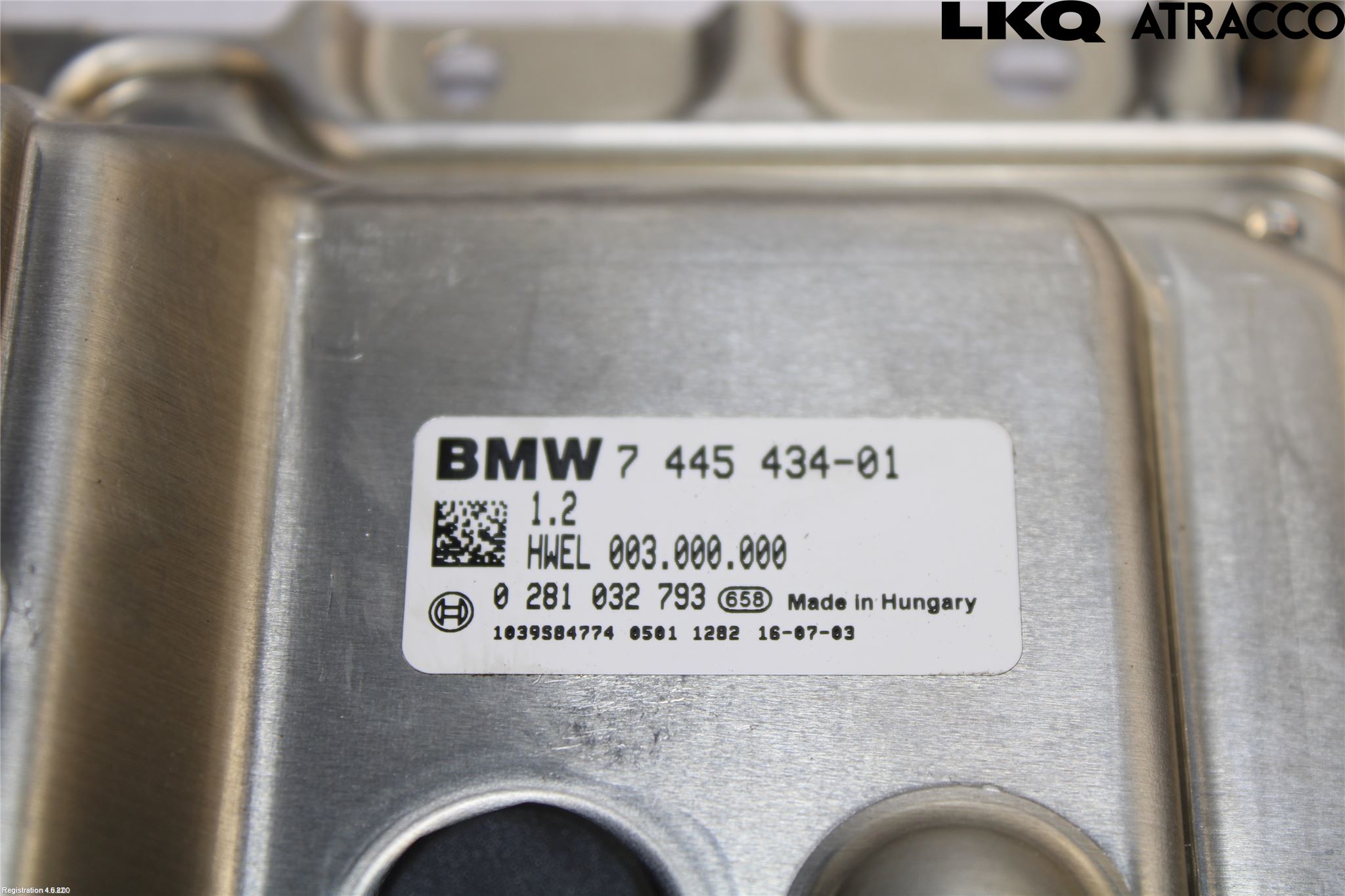 BMW 5 F10/F11/F18 09-17 Styrenhet Avgasrening