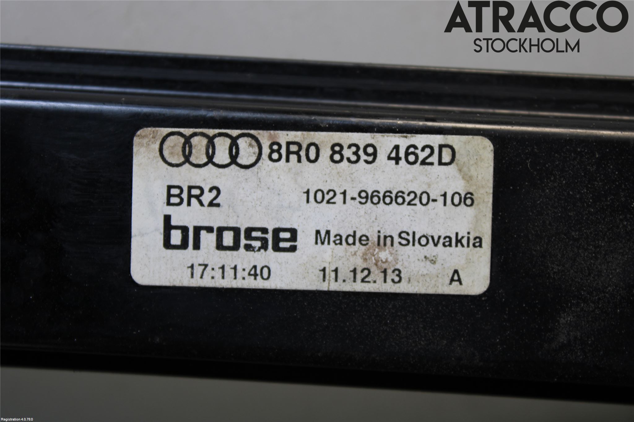 Audi Q5 09-16 Fönsterhiss El Kompl