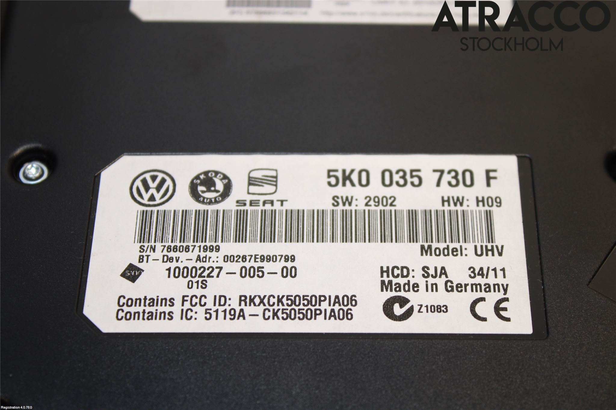 Volkswagen VW PASSAT 11-14 Styrenhet Övrigt