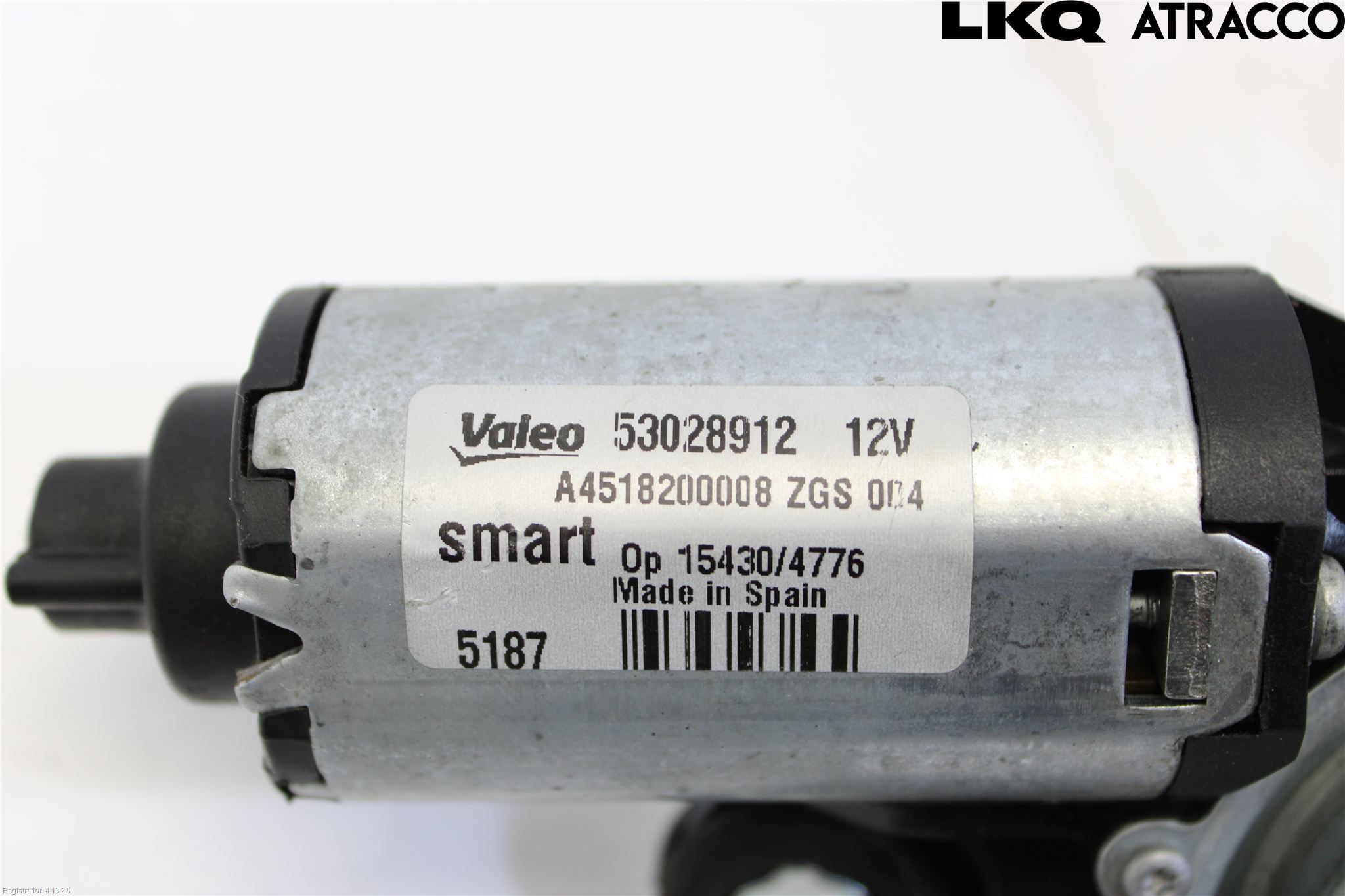 Smart FORTWO I 99-07 Torkarmekanism Bakruta