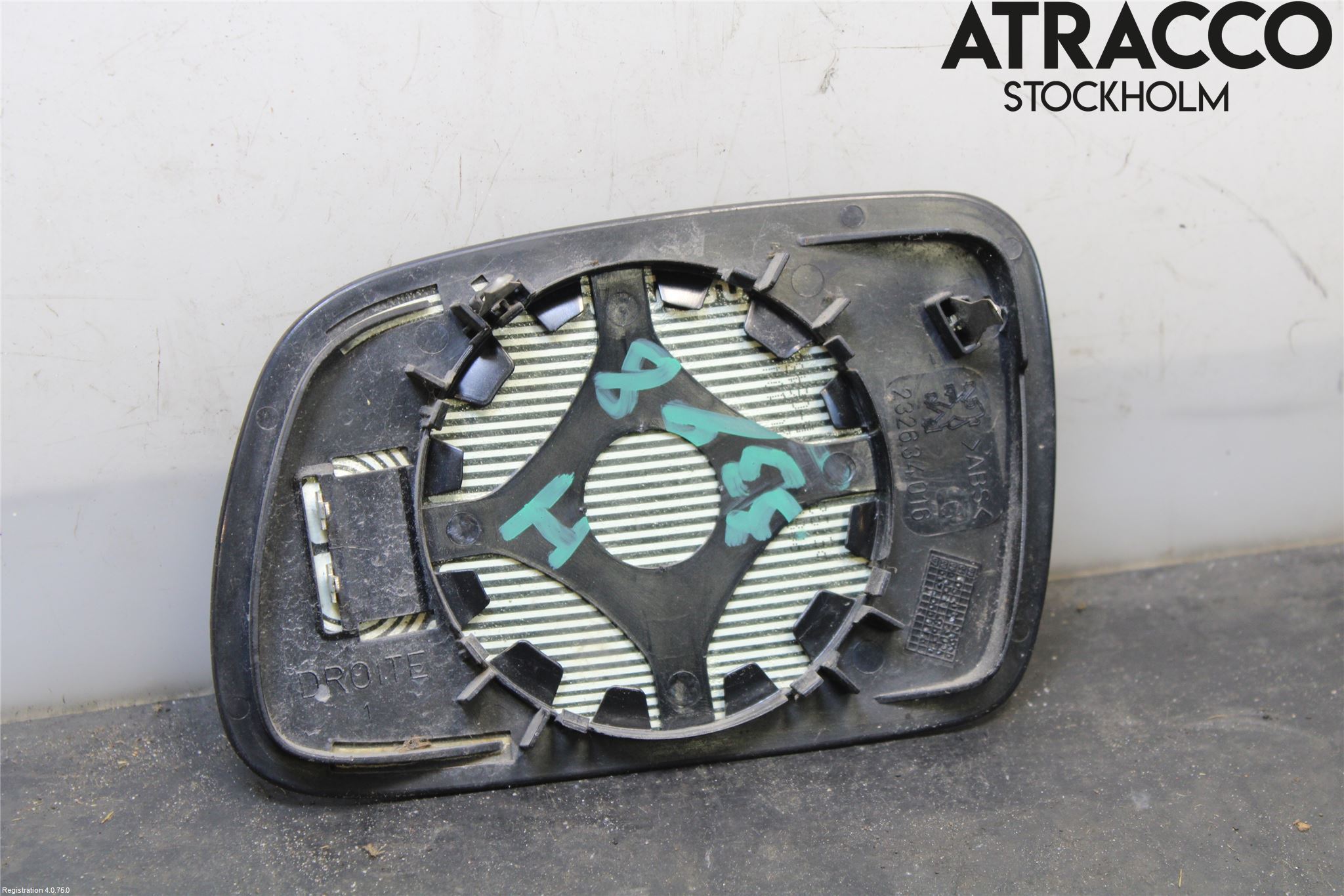 Peugeot 407 Spegelglas Hö