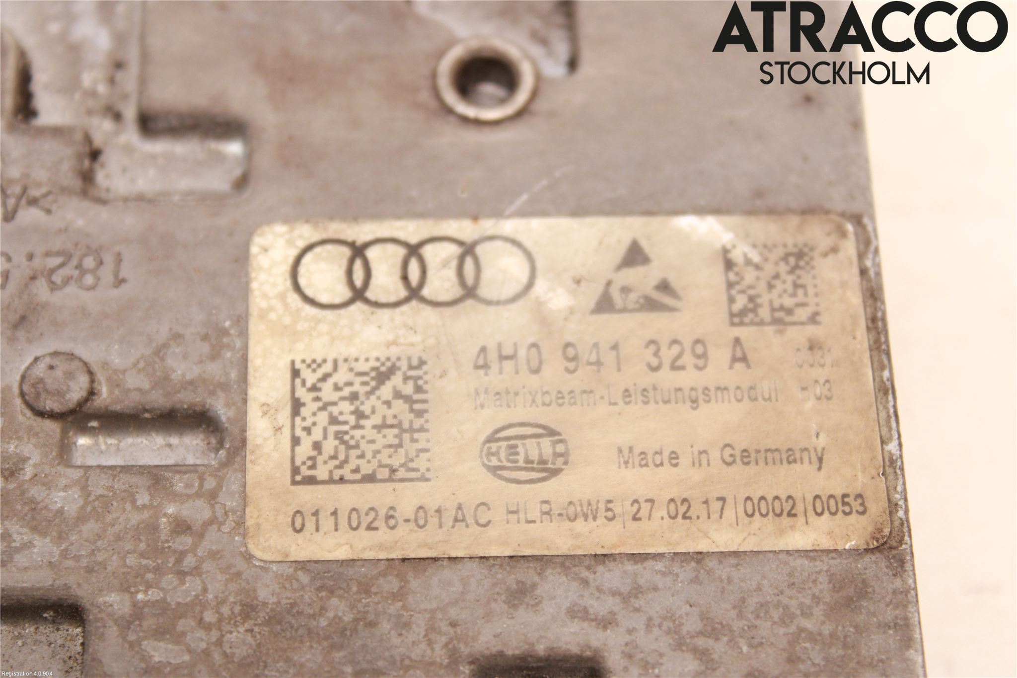 Audi A7/S7 4G 11-17 Styrenhet Strålkastare