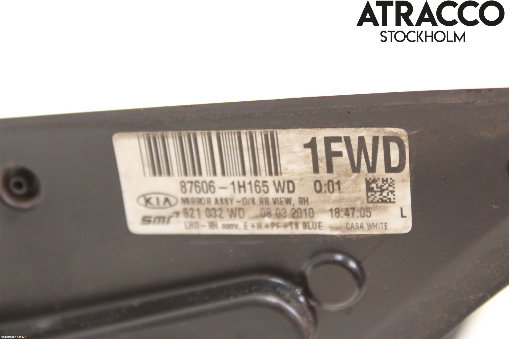 Kia CEED 06-12 Spegel Yttre El Hö