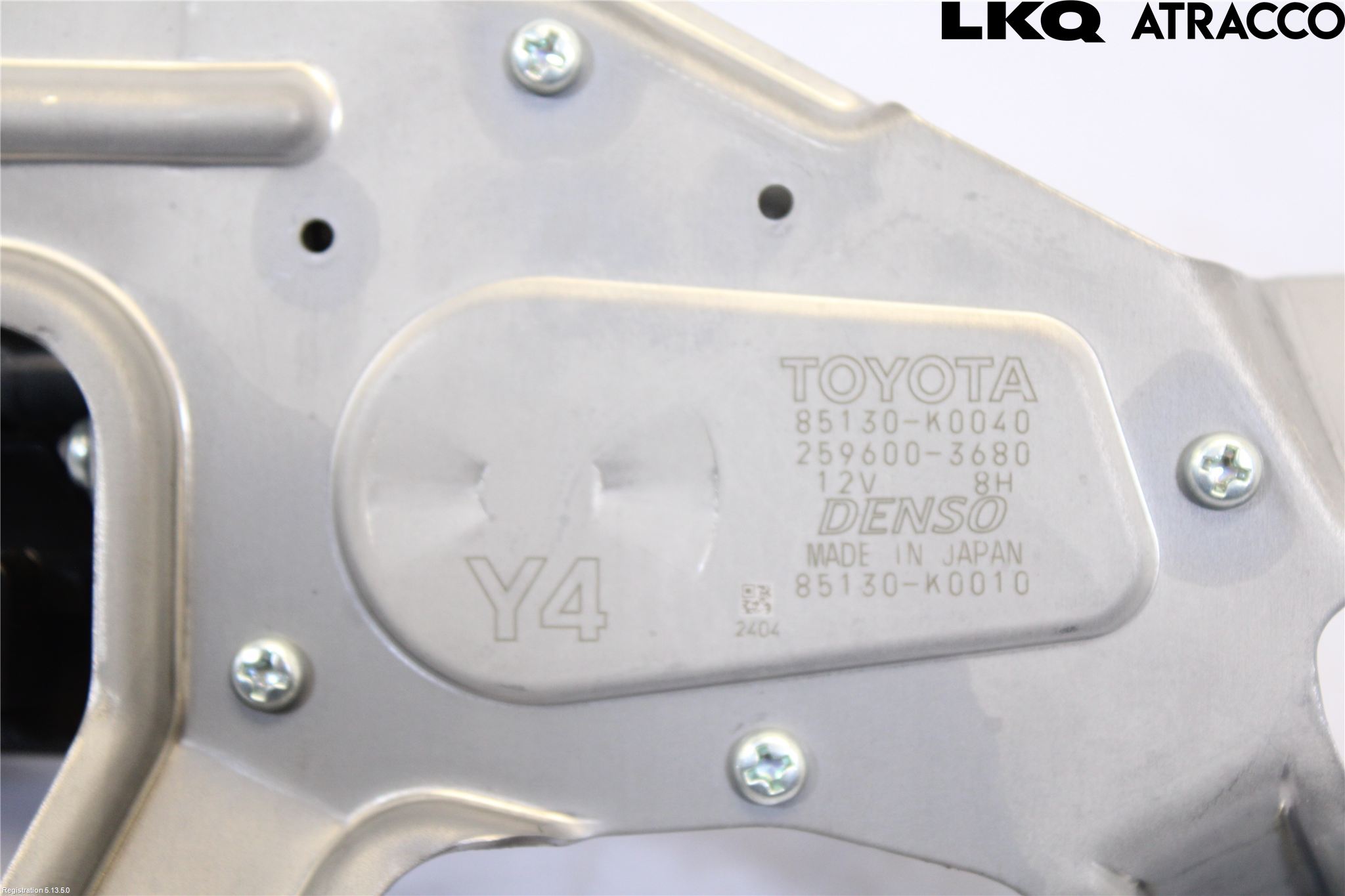 Toyota AYGO X AB70 22- Torkarmotor Baklucka