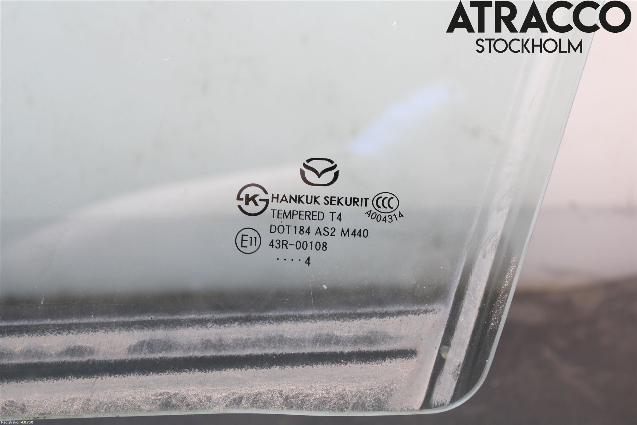 Mazda 3 III 14-19 Dörruta Fram Vänster