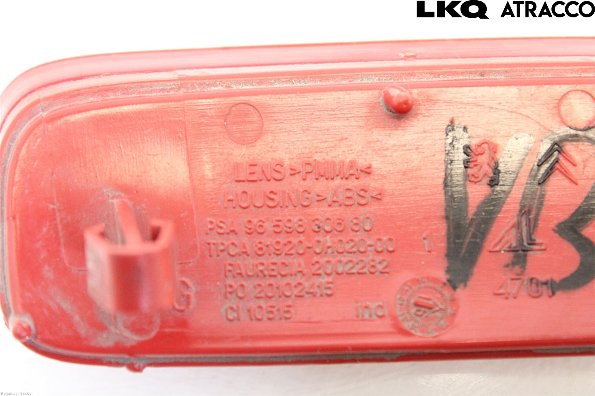 Toyota PROACE II 16- Dimljus/Reflex Bak