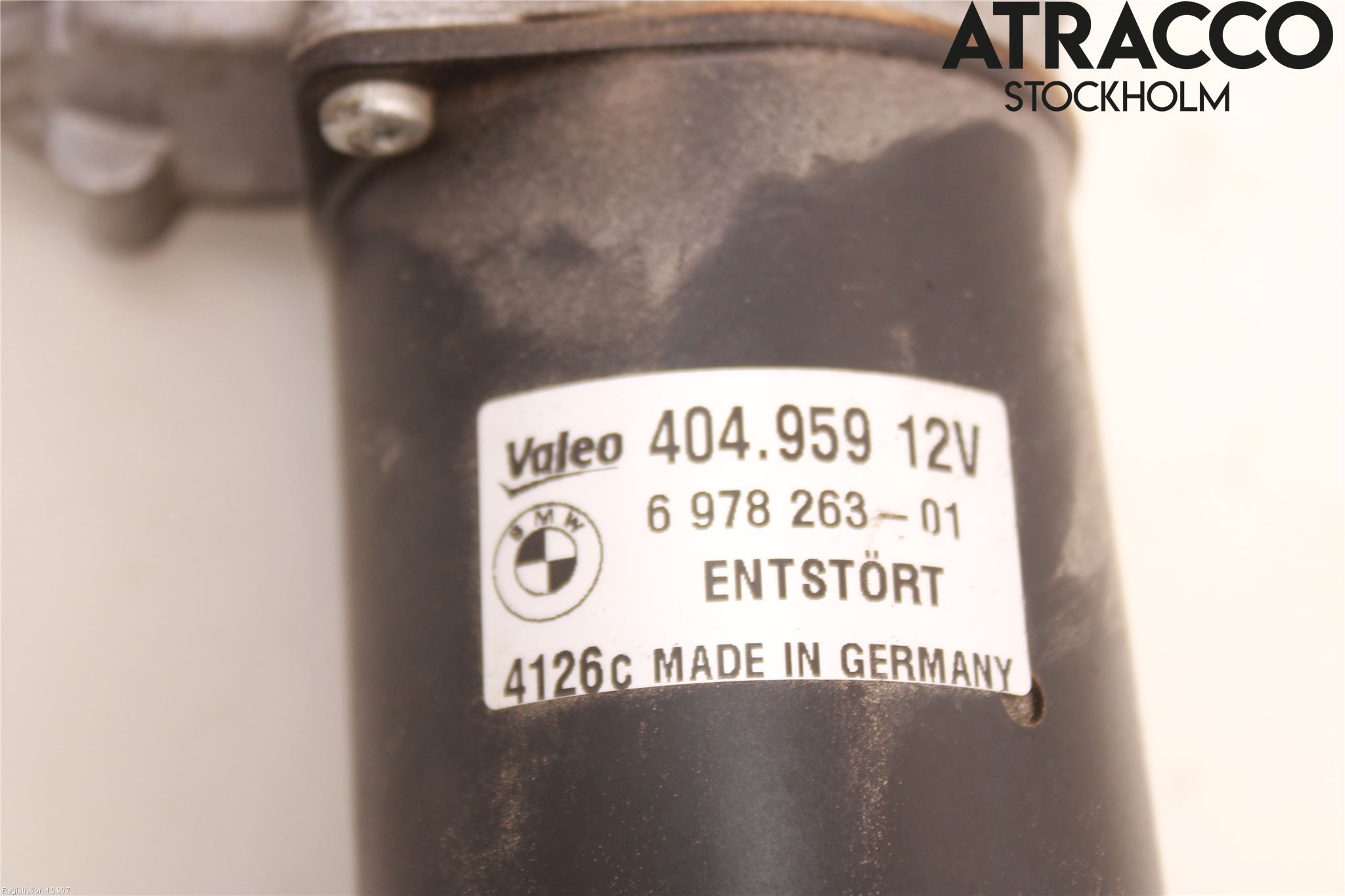 BMW 3 E90/91 SED/TOU 05-12 Torkarmotor Vindruta