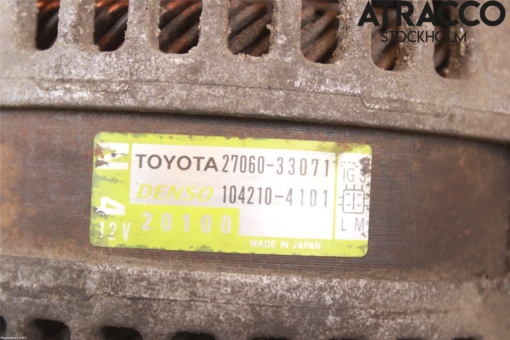 Toyota COROLLA 02-07 Generator