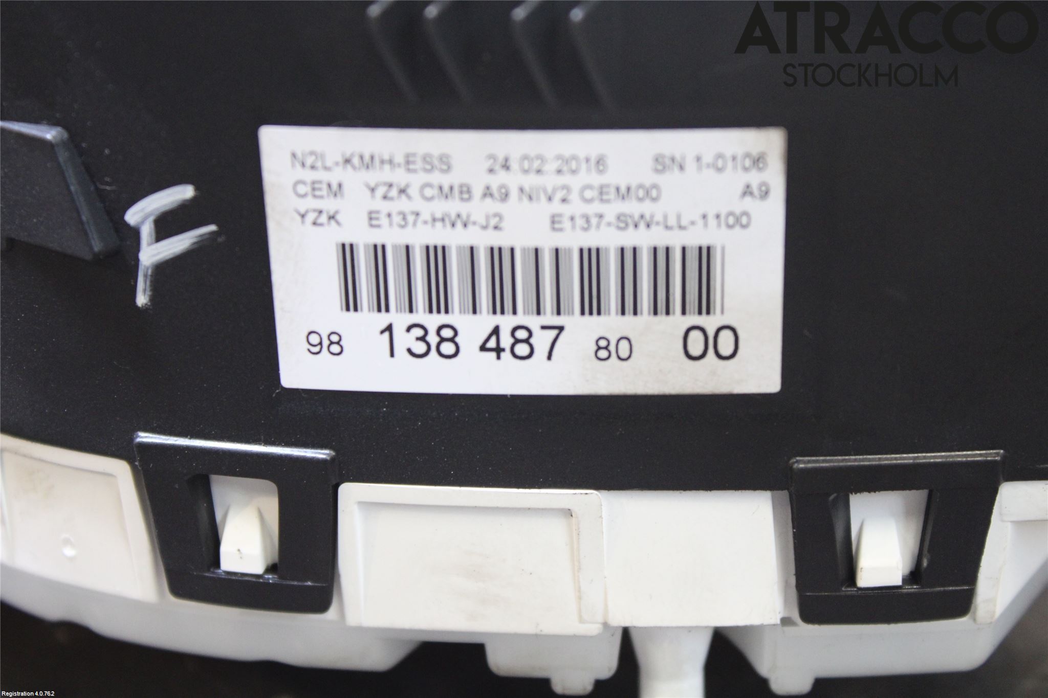 Peugeot 2008 13-20 Instrument Komb