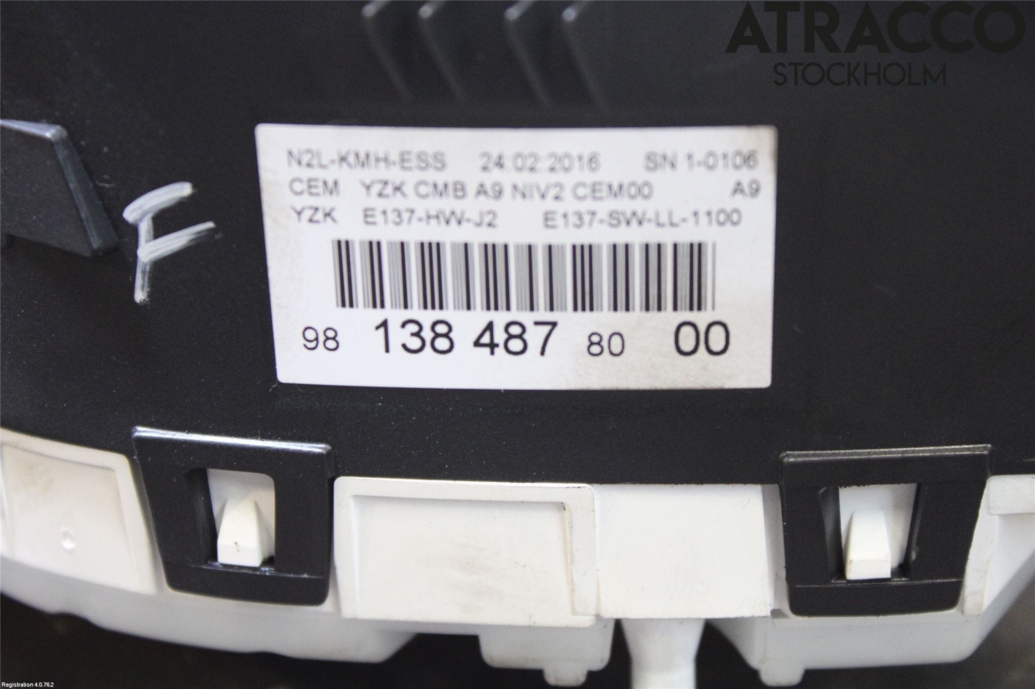 Peugeot 2008 13-20 Instrument Komb