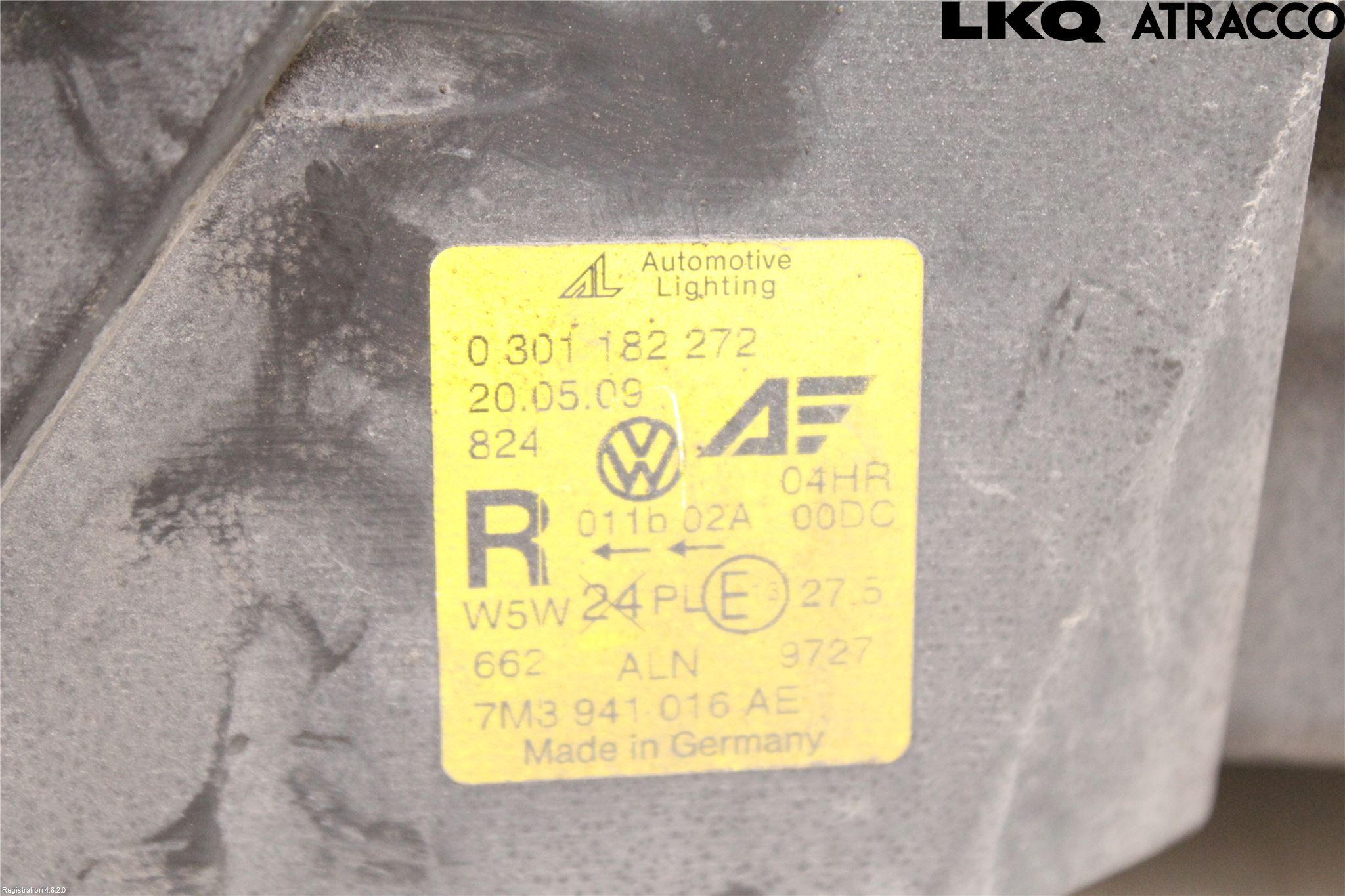 Volkswagen VW SHARAN      01-10 Strålkastare Höger