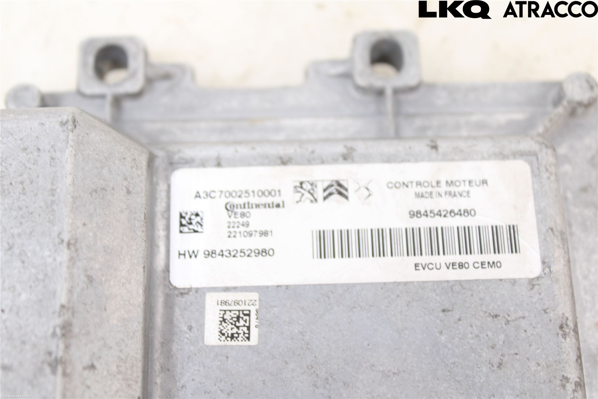 Peugeot 208/E-208 20- Styrenhet Elmotor