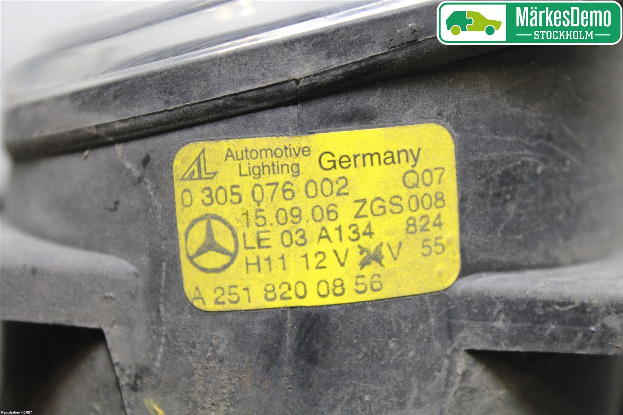 Mercedes-Benz MB B-KLASS (W245) 05-12 Dimljus-Varselljus Fram
