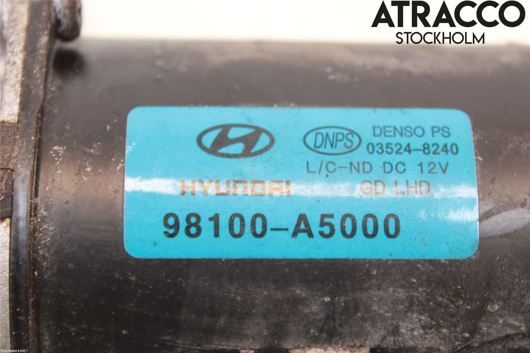 Hyundai i30 GD 13-17 Torkarmotor Vindruta