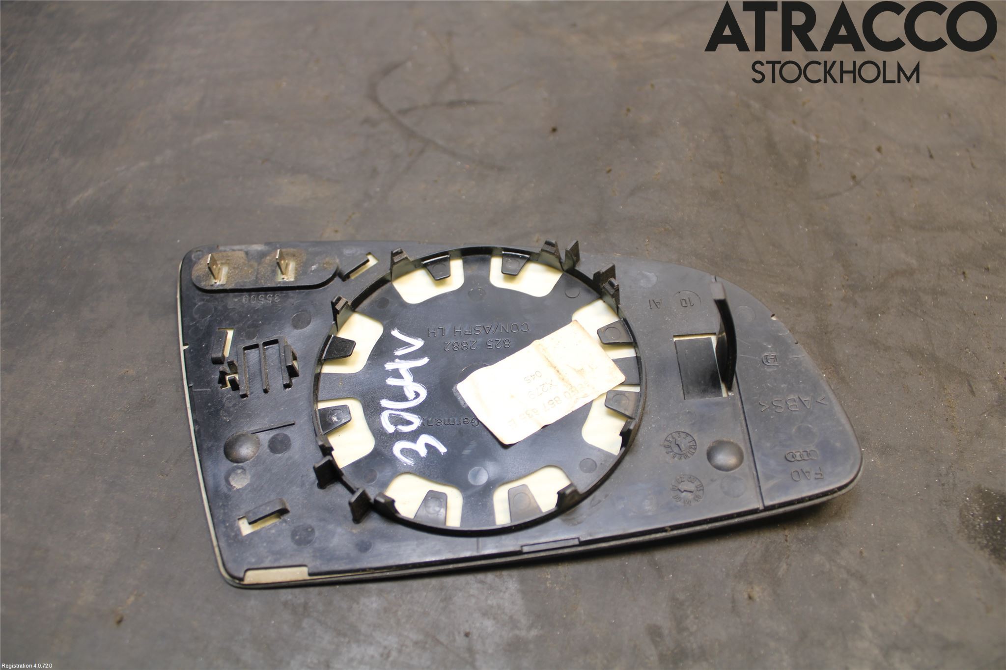 Audi A4/S4 01-05 Spegelglas Vä