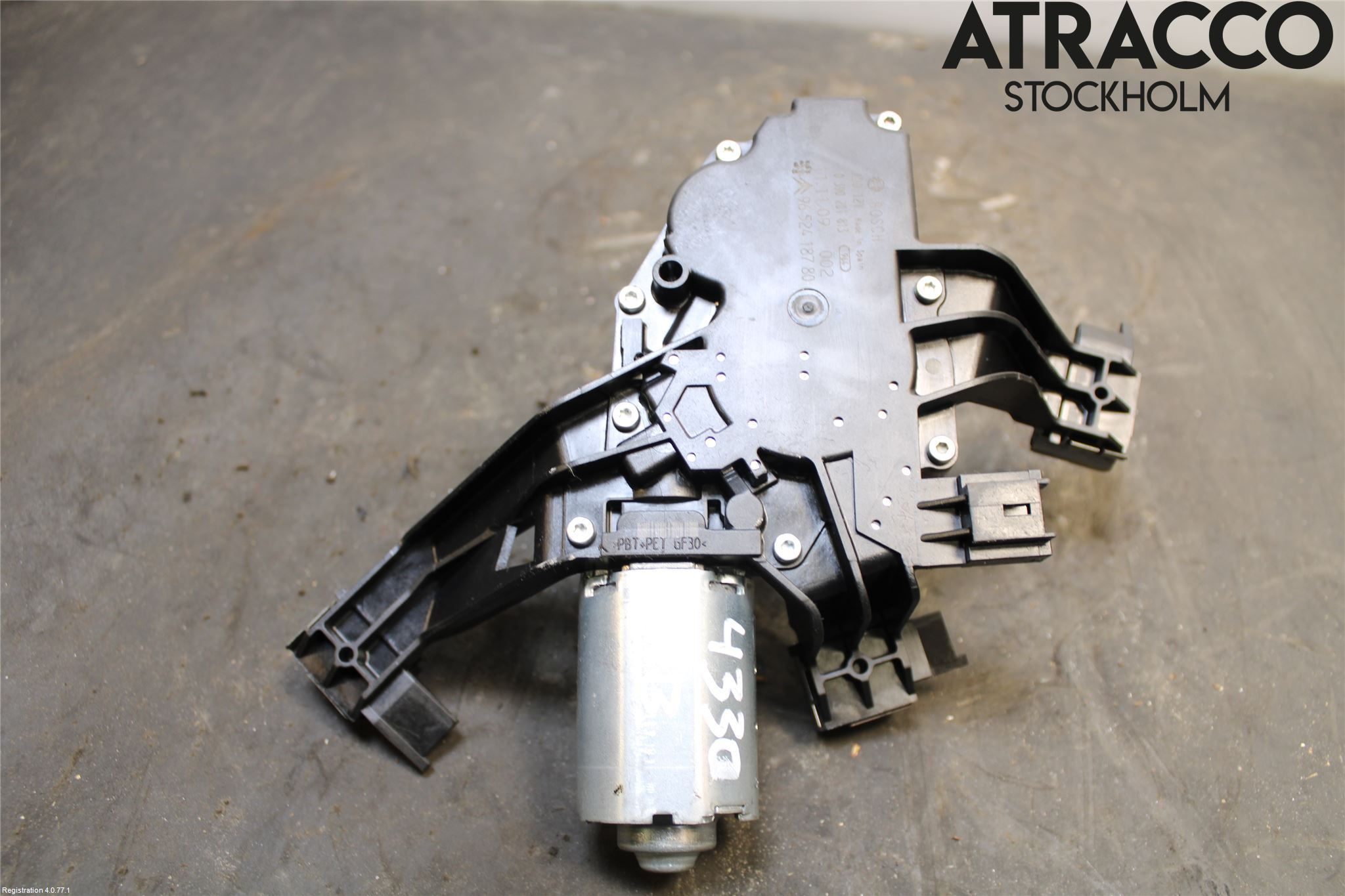 Peugeot 207 Torkarmotor Baklucka