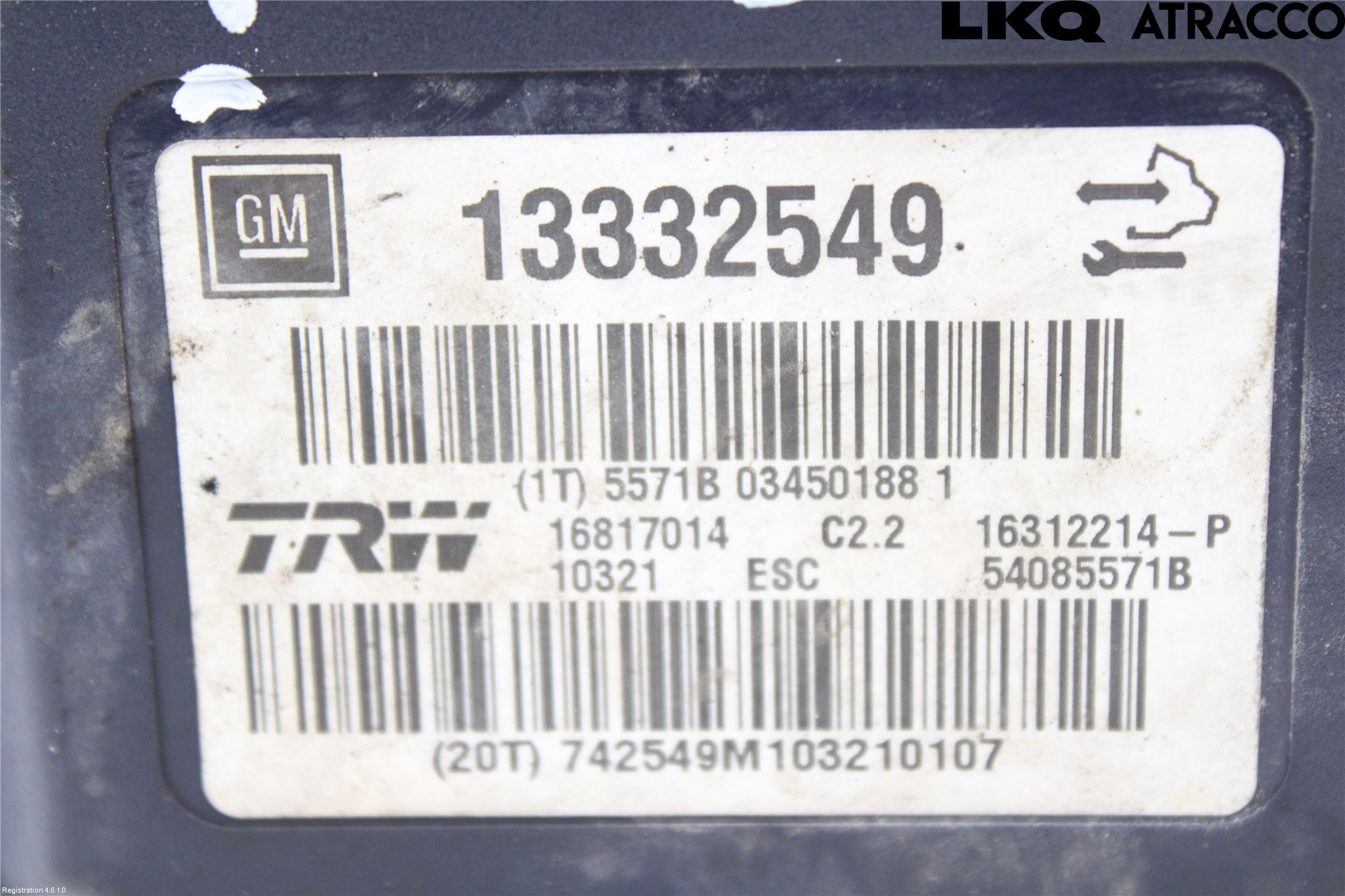 Opel INSIGNIA 09-16 Abs Hydraulaggregat