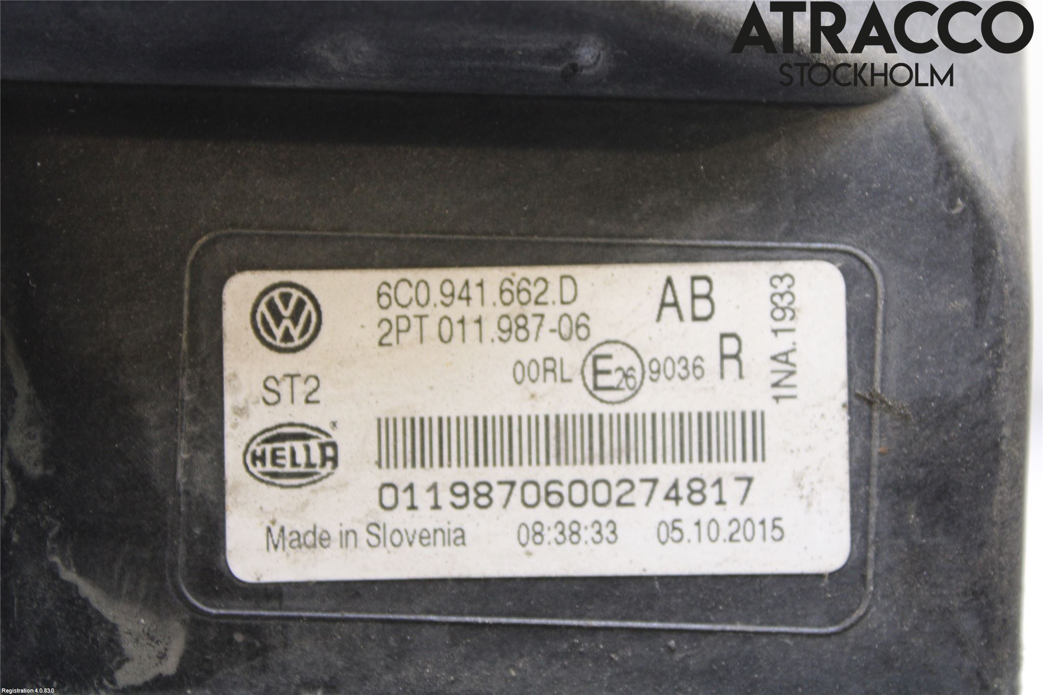 Volkswagen VW POLO 10-17 Dimljus-Varselljus Fram