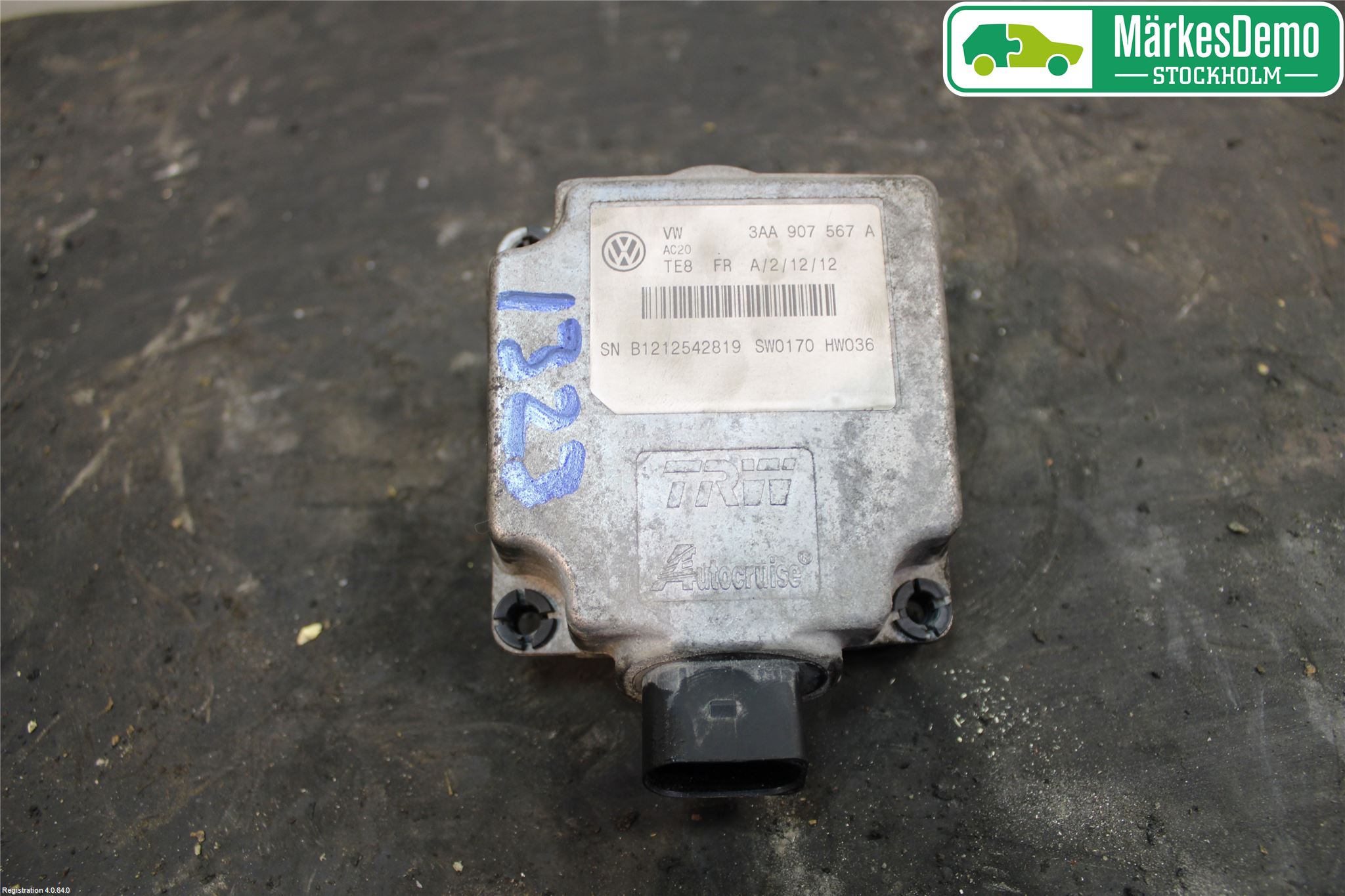 Volkswagen VW PASSAT 11-14 Sensor Adaptiv Farthållare