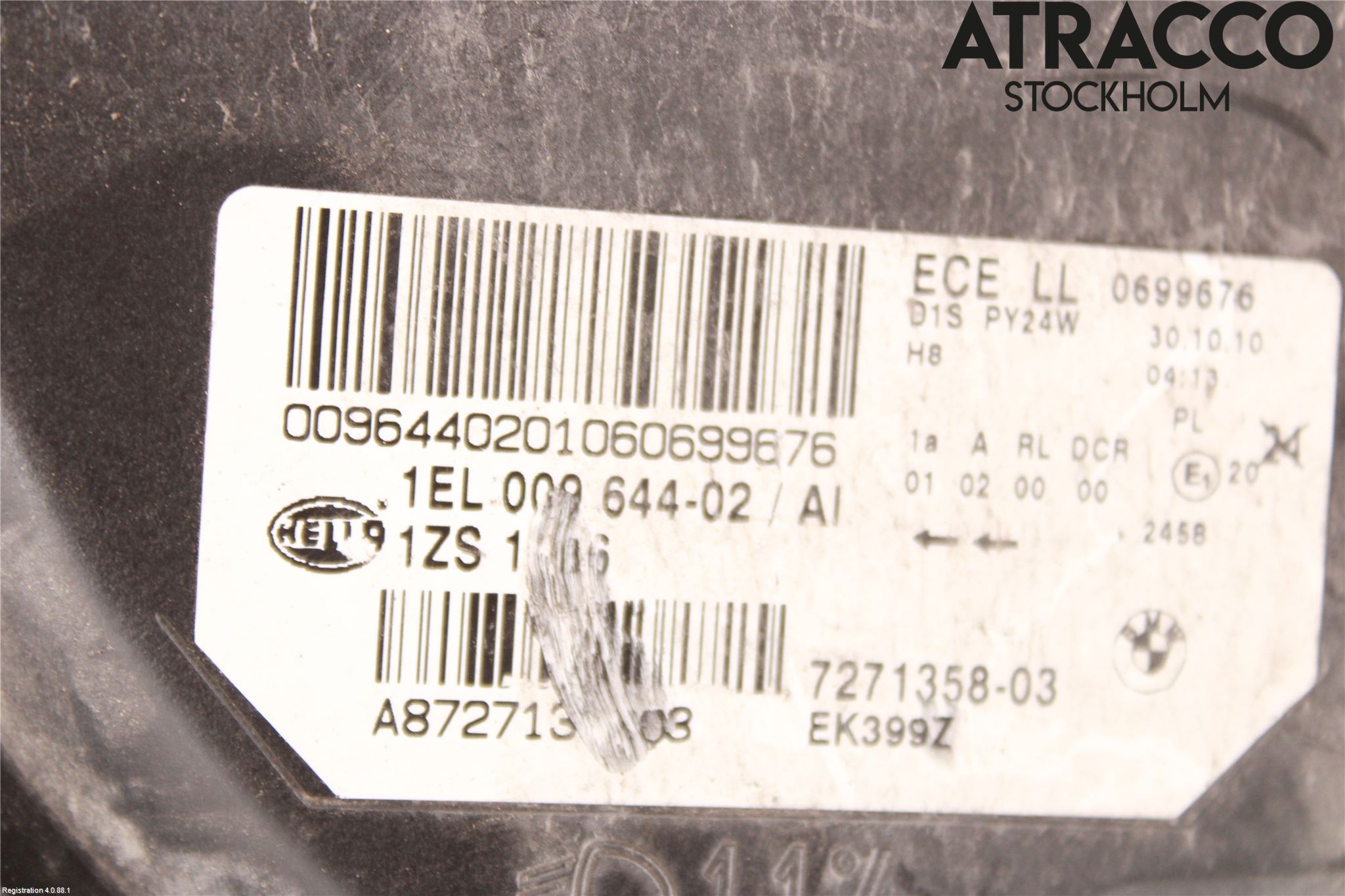 BMW X6 E71/E72   08-14 Strålkastare Höger