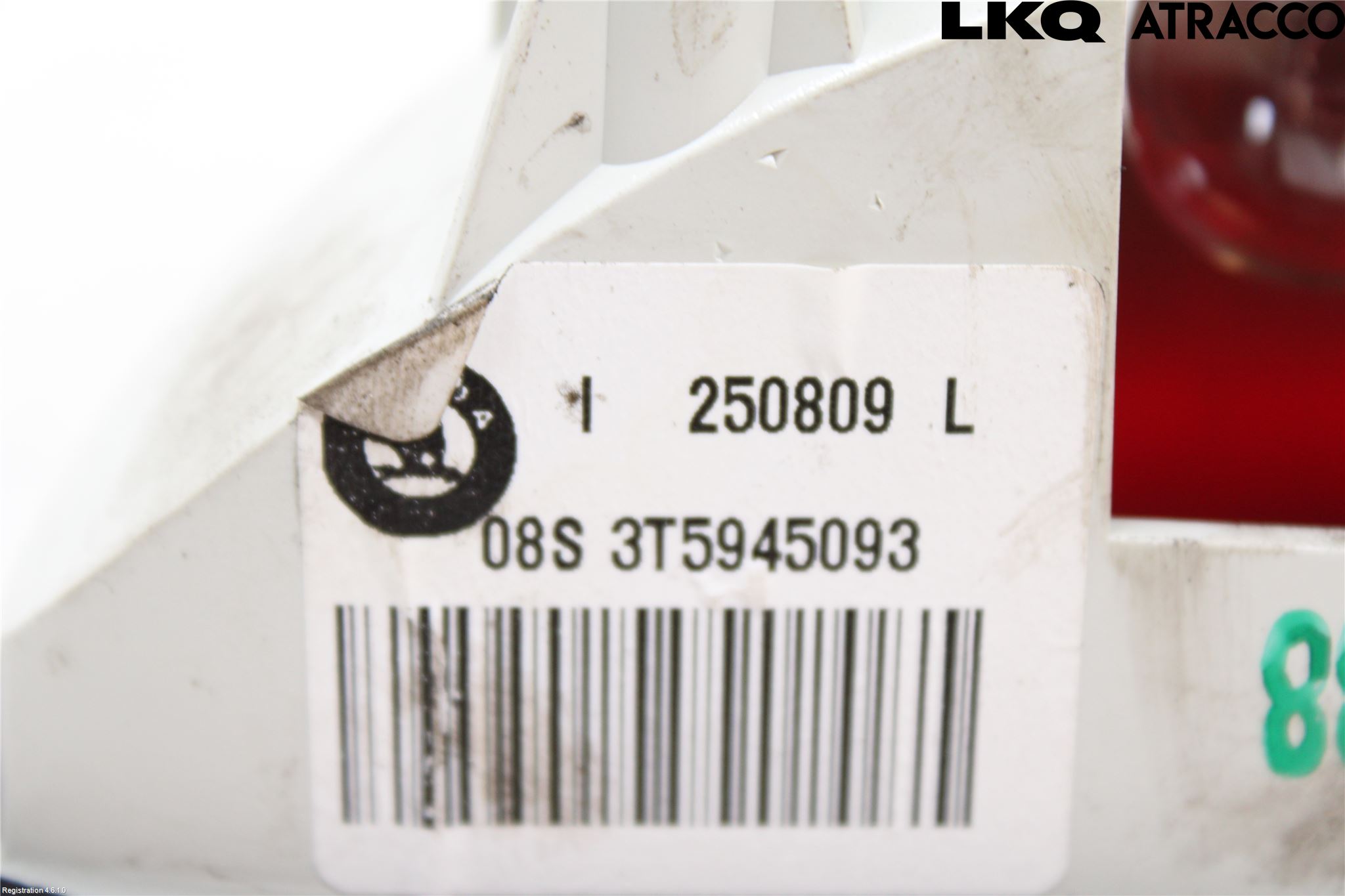 Skoda OCTAVIA (1Z) 05-13 Bakljus Lucka Vä