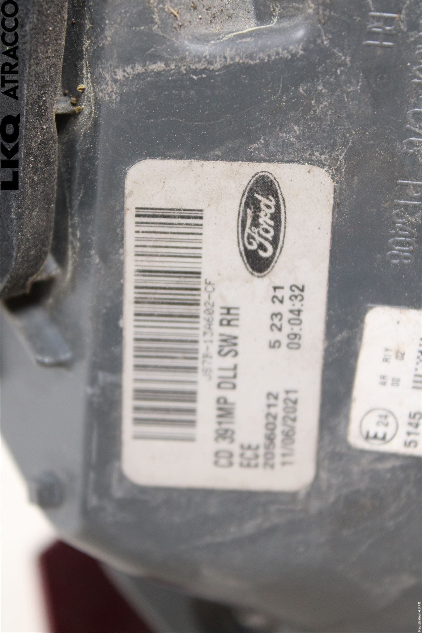 Ford MONDEO 15-22 Bakljus Lucka Hö