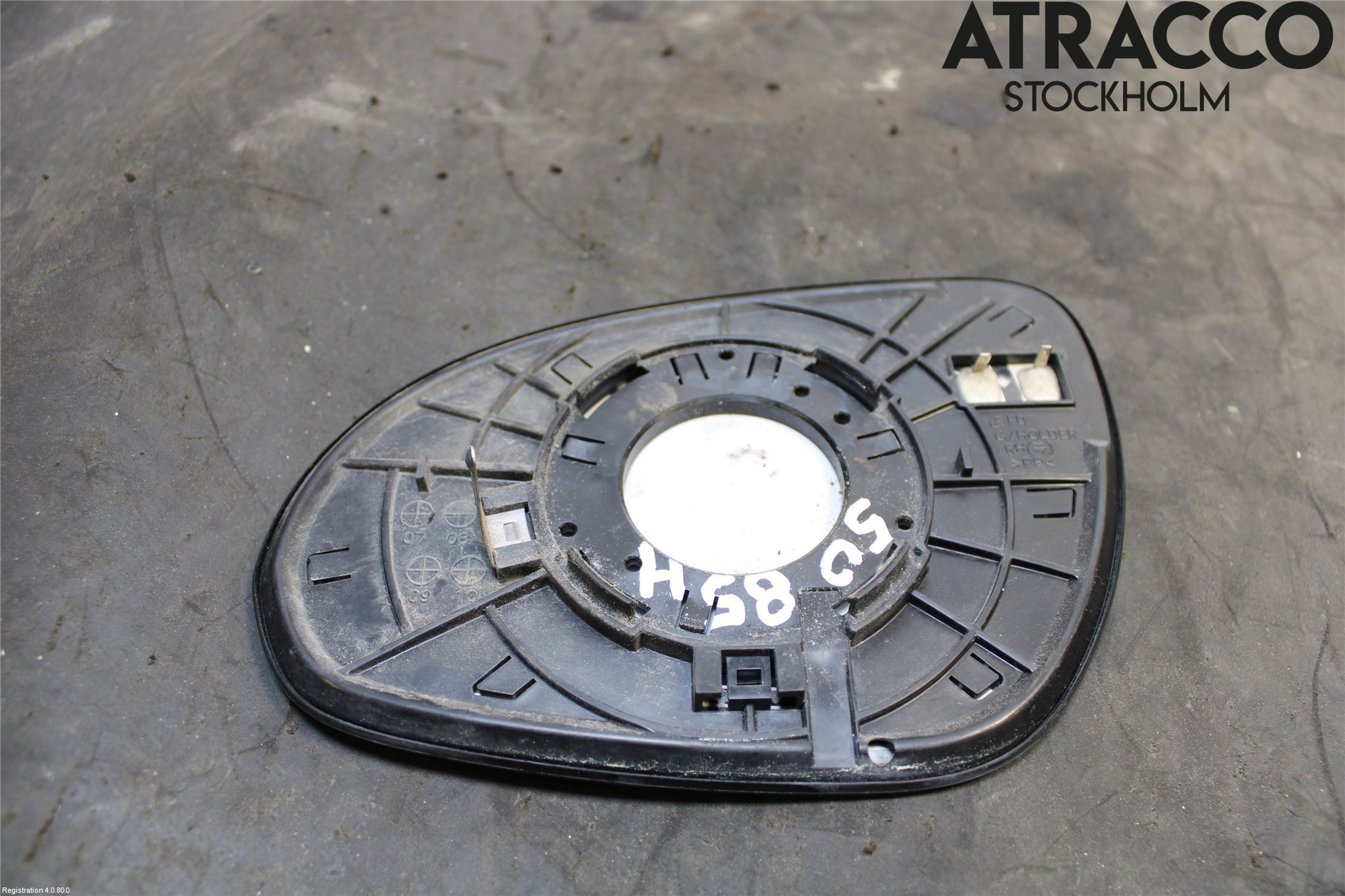 Hyundai i30 FD 07-12 Spegelglas Hö