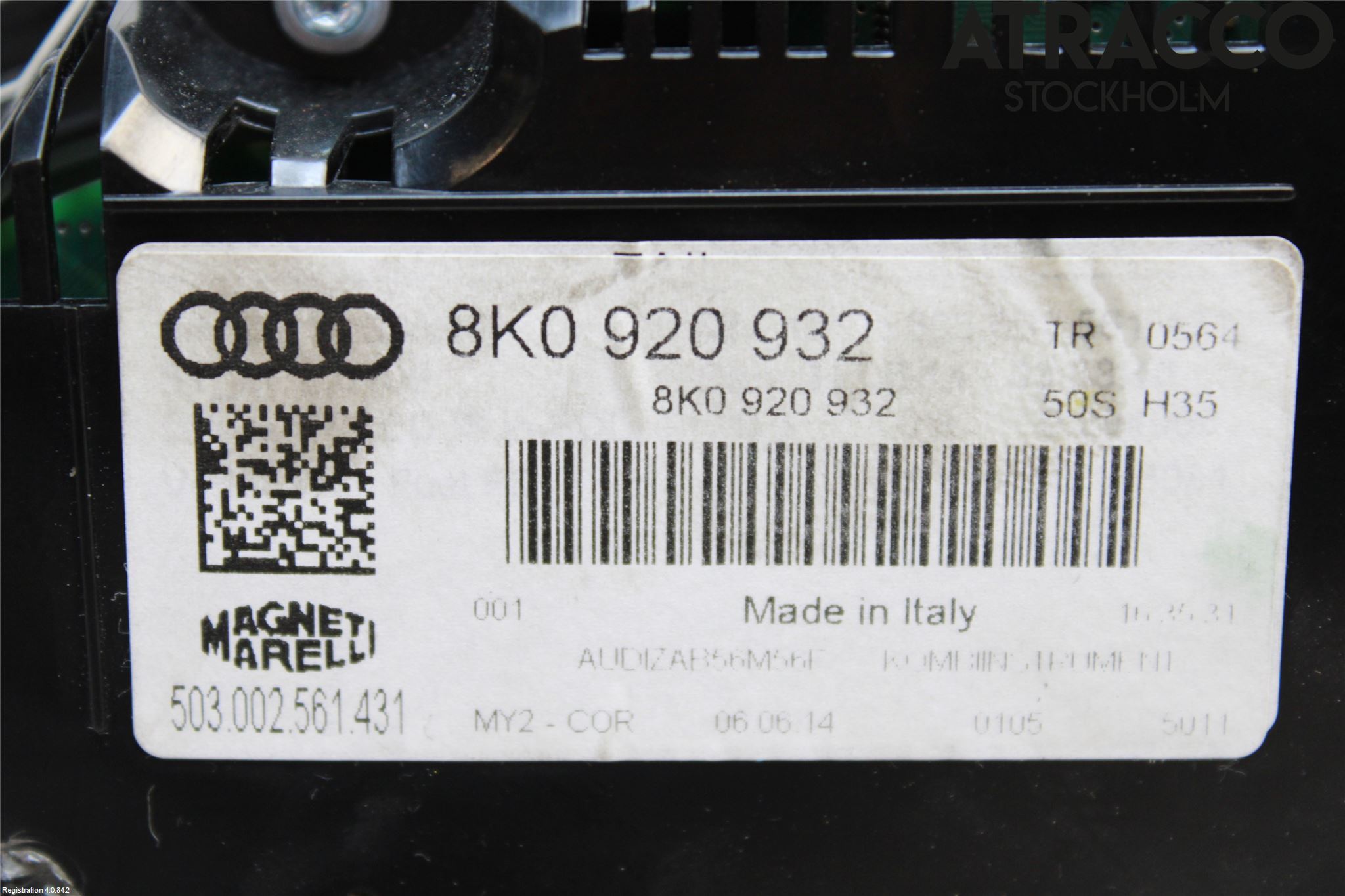 Audi A4 12-15 Instrument Komb