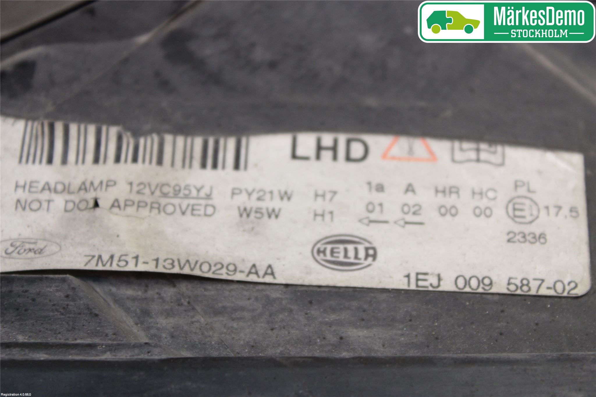 Ford FOCUS C-MAX I 07-10 Strålkastare Höger