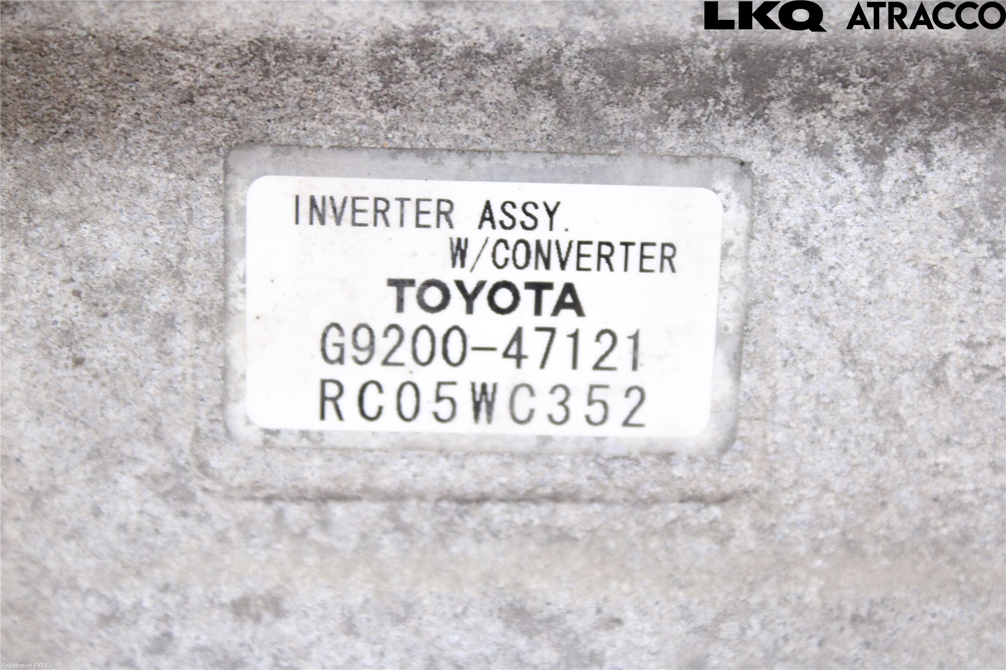 Toyota PRIUS NWH20 04-08 Hybridconverter