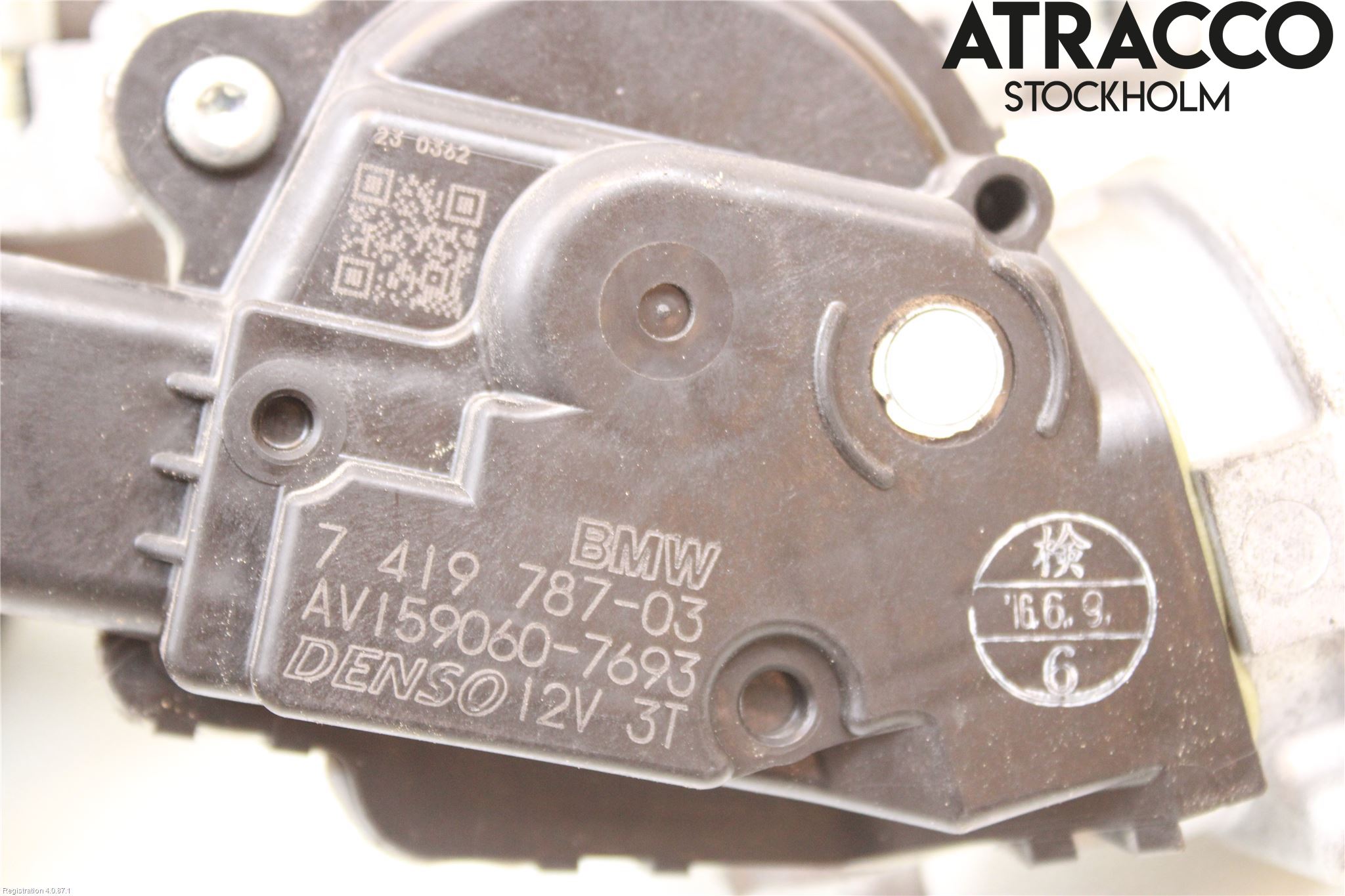 Mini ONE/COOPER 3DR F56 14-24 Torkarmotor Vindruta