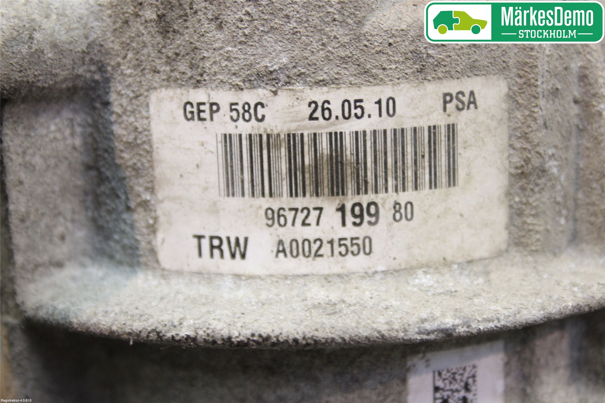 Peugeot 308 08-13 Styrservo Pump Elektrisk