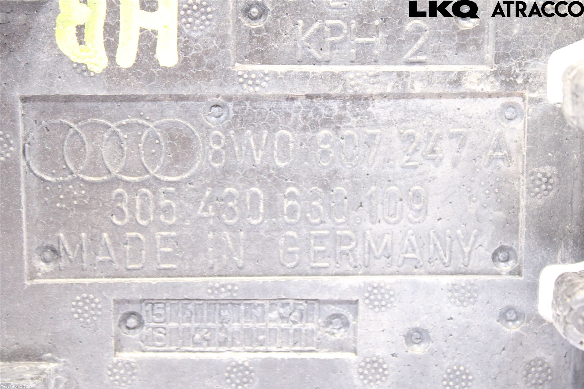 Audi A4/S4 B9 16-19 Stötfångare Deformelement Bak