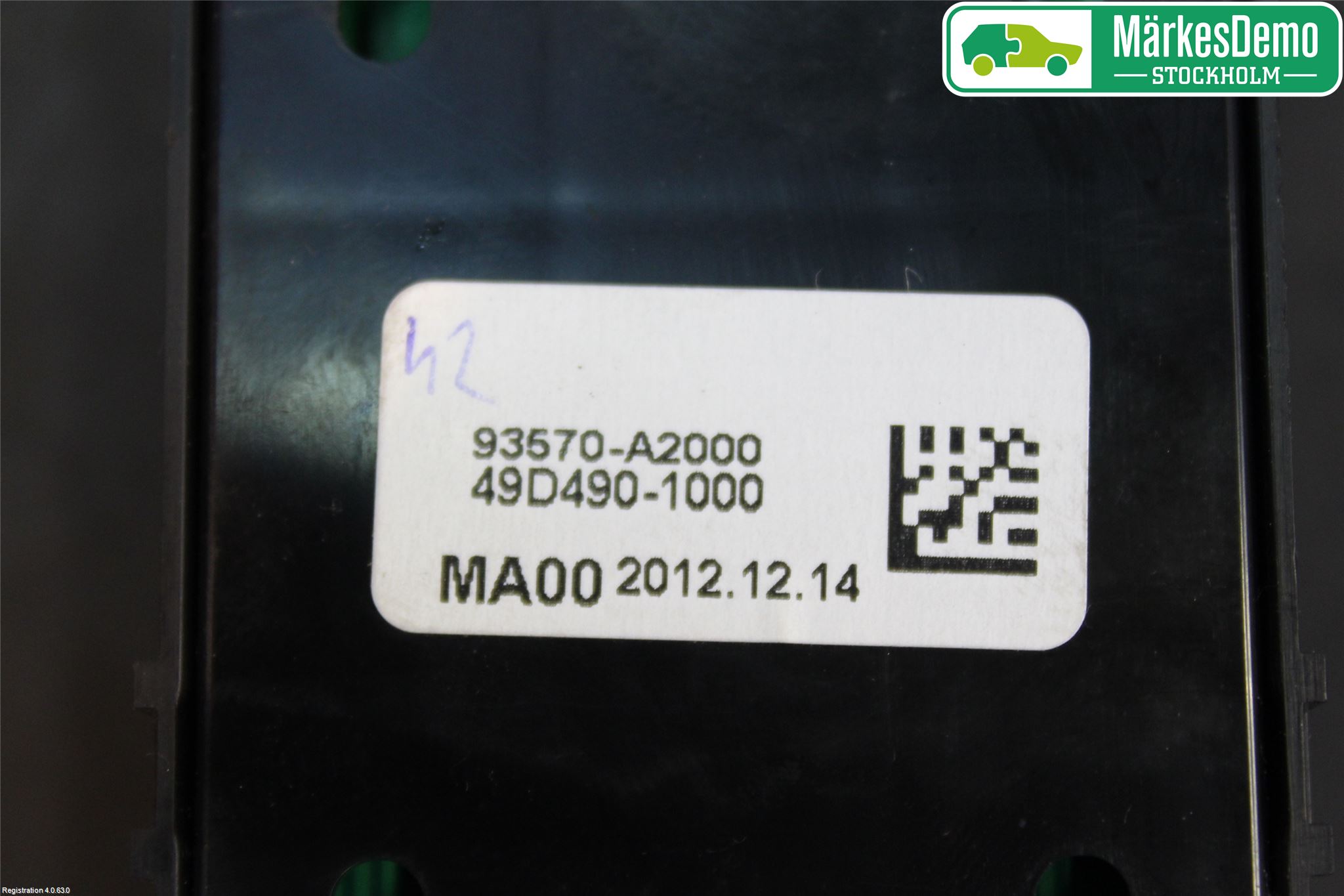 Kia CEED 12-18 Strömställare Elhiss