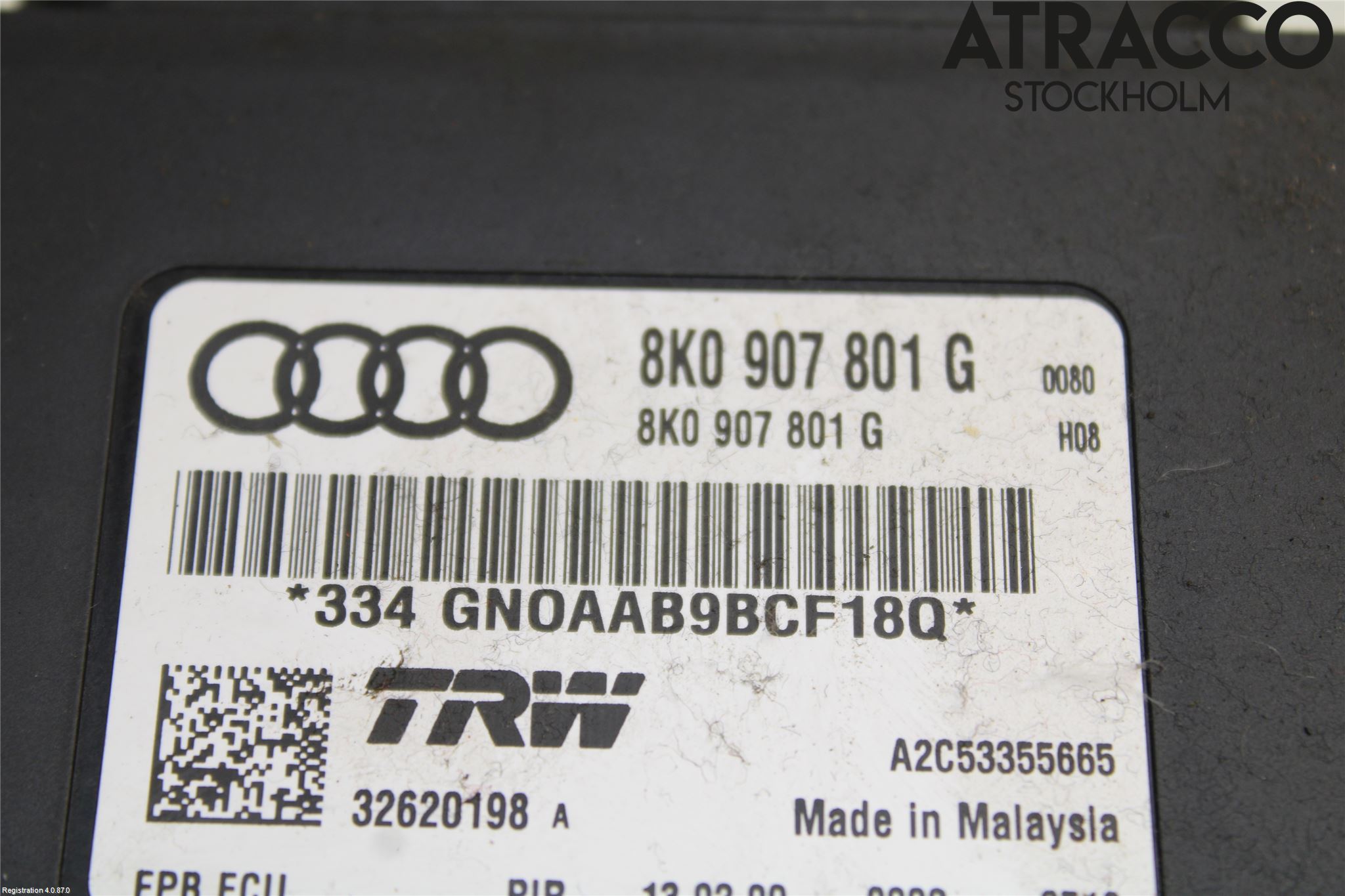 Audi A4/S4 08-11 Styrenhet Parkbroms Epb