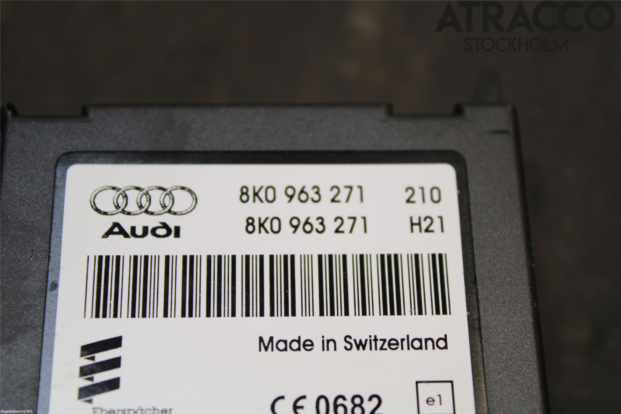 Audi Q5 09-16 Styrenhet Bensin-Dieselvärmare