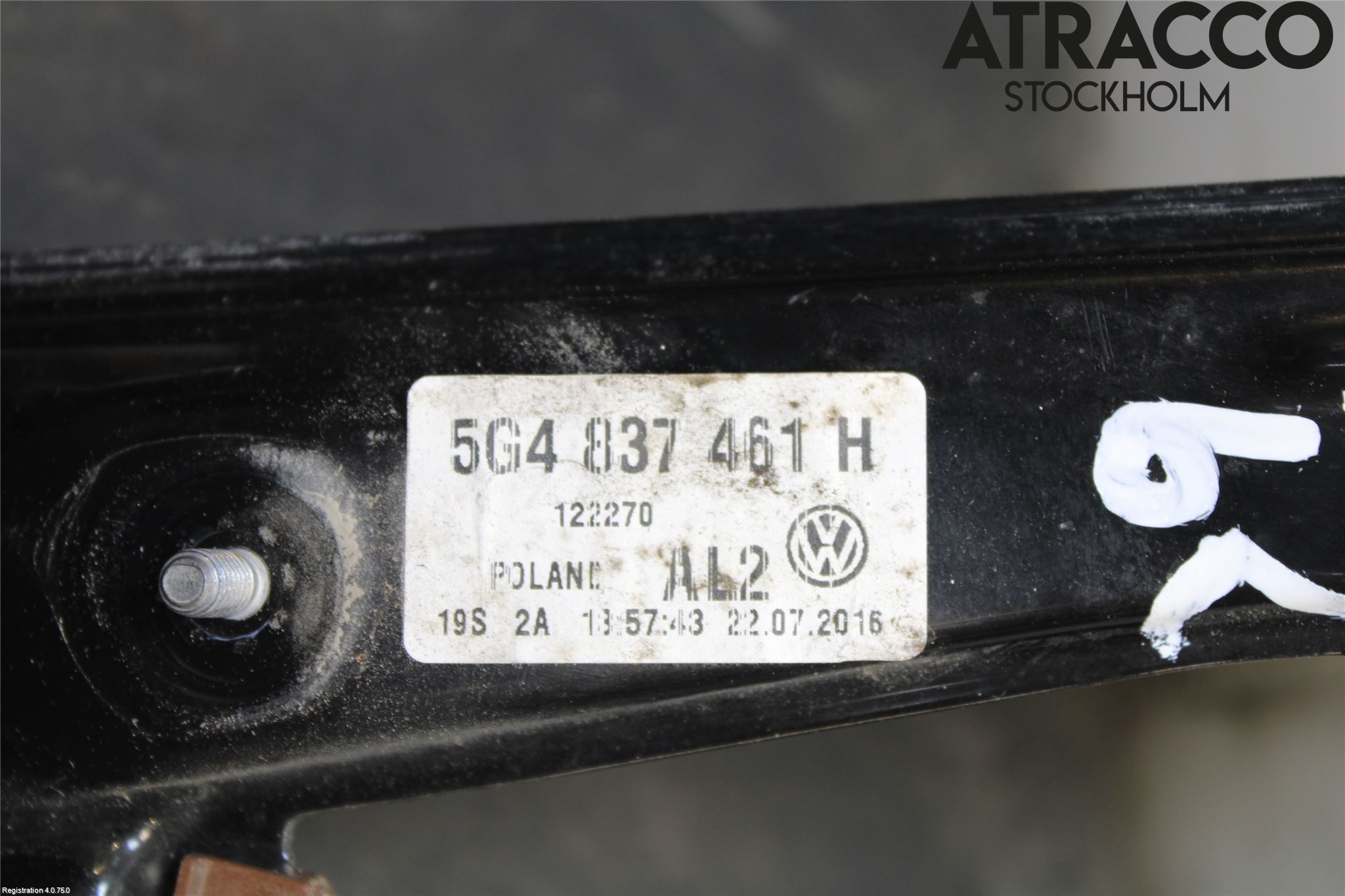 Volkswagen VW GOLF / E-GOLF VII 13-20 Fönsterhissmekanism