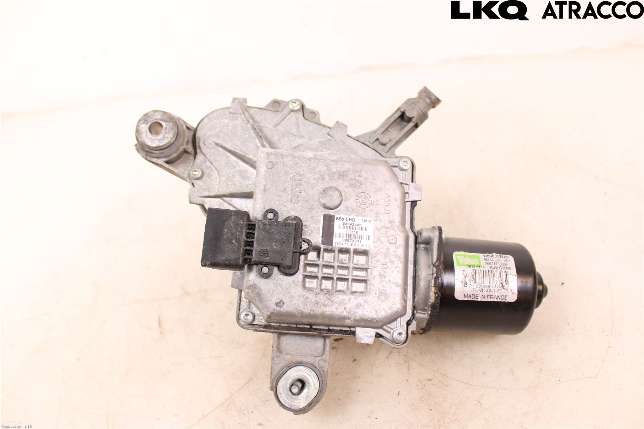 Citroen C4 GRAND PICASSO 07-13 Torkarmotor Vindruta