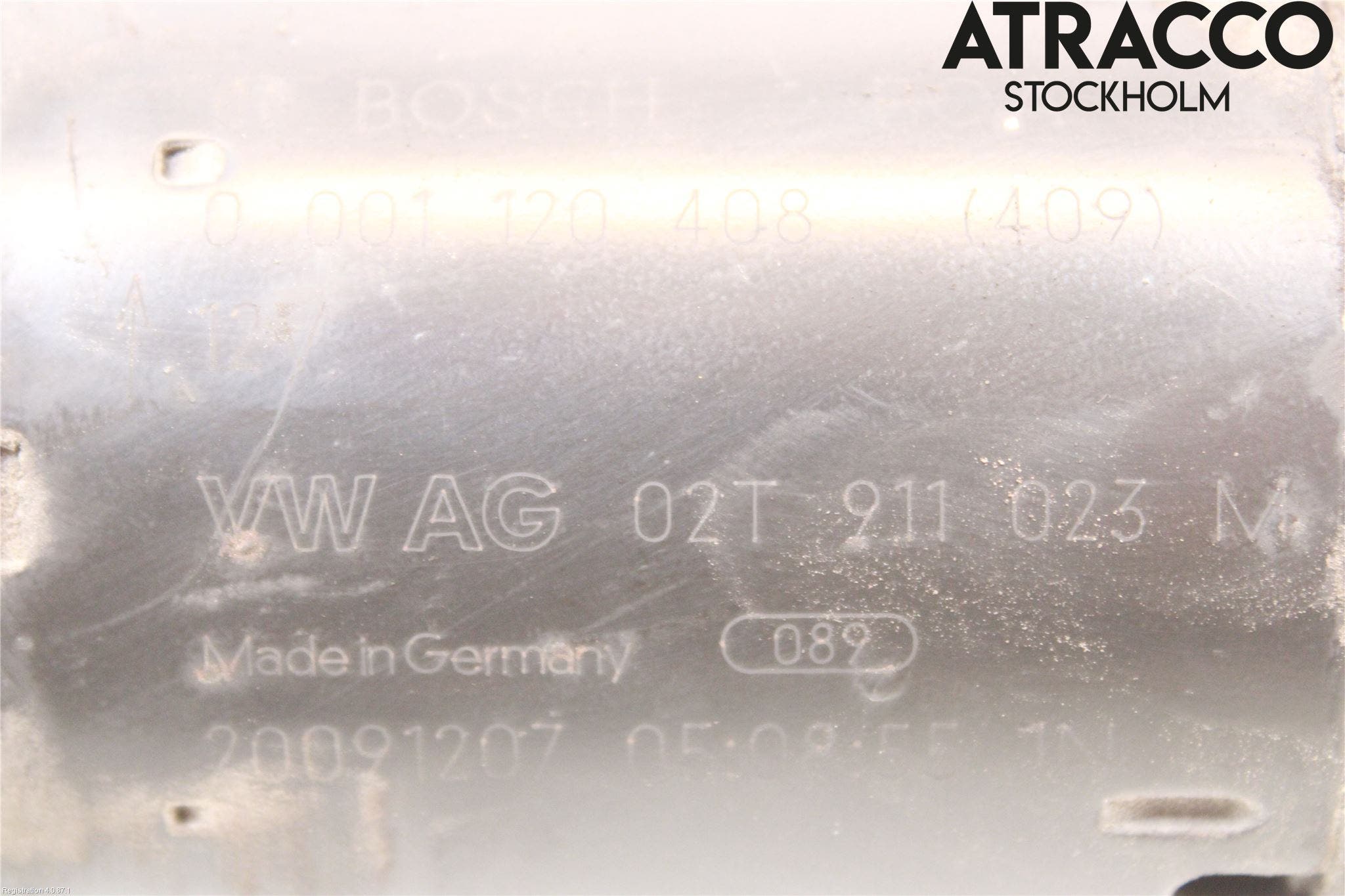 Volkswagen VW GOLF VI 09-13 Startmotor