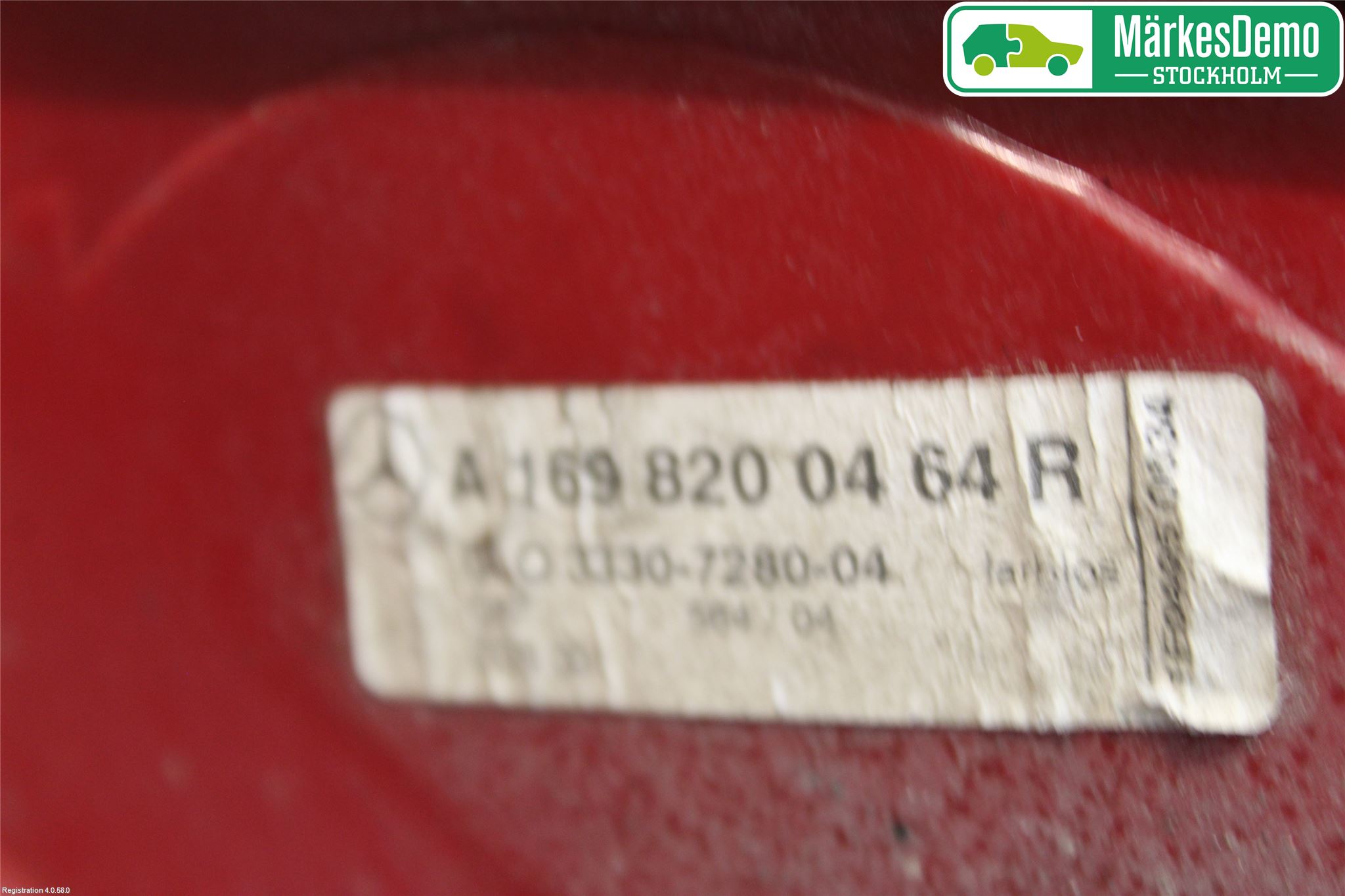 Mercedes-Benz MB A-KLASS (W169) 04-12 Bakljus Höger