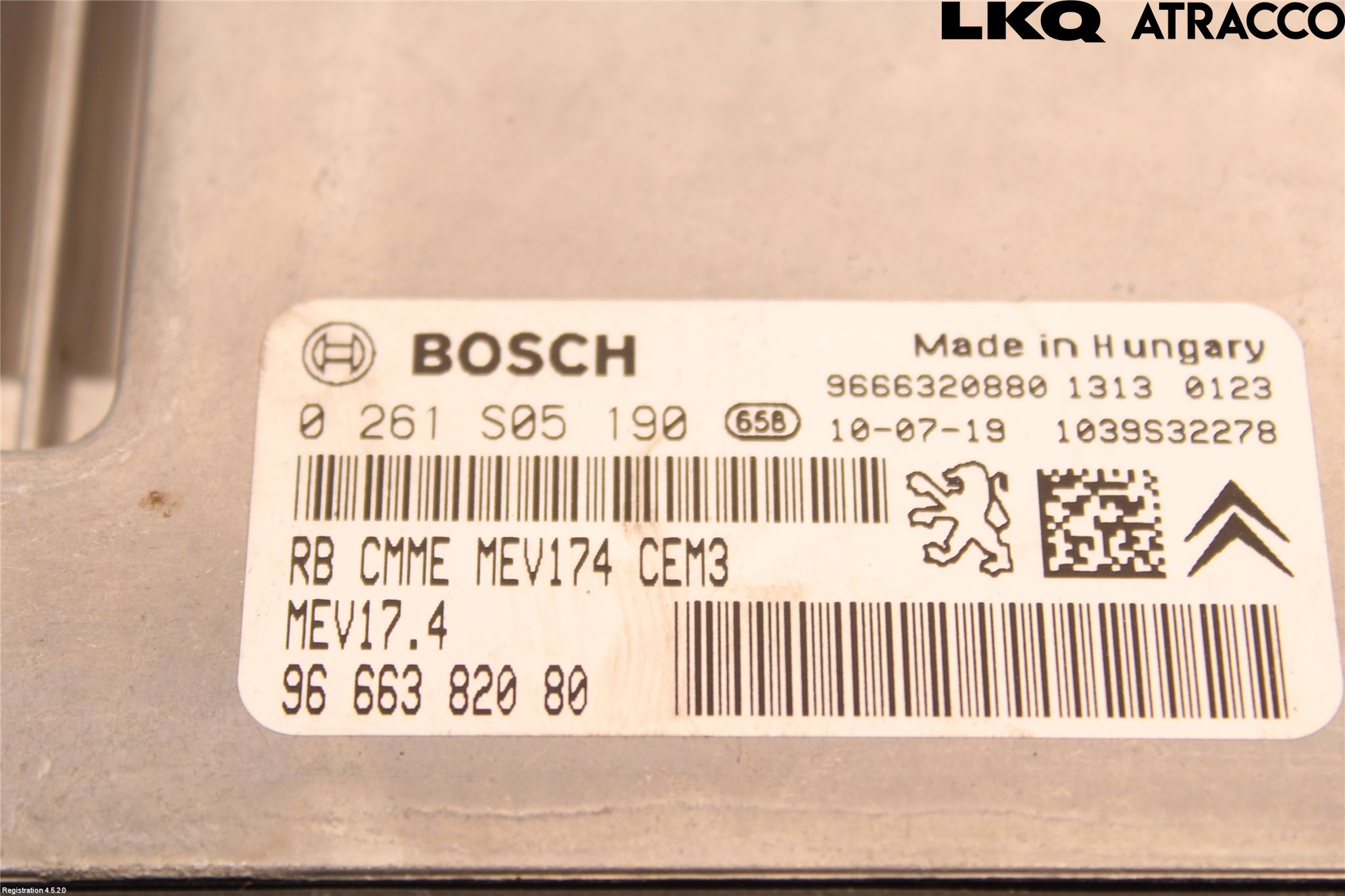 Peugeot 207 Styrenhet Insprut Bensin