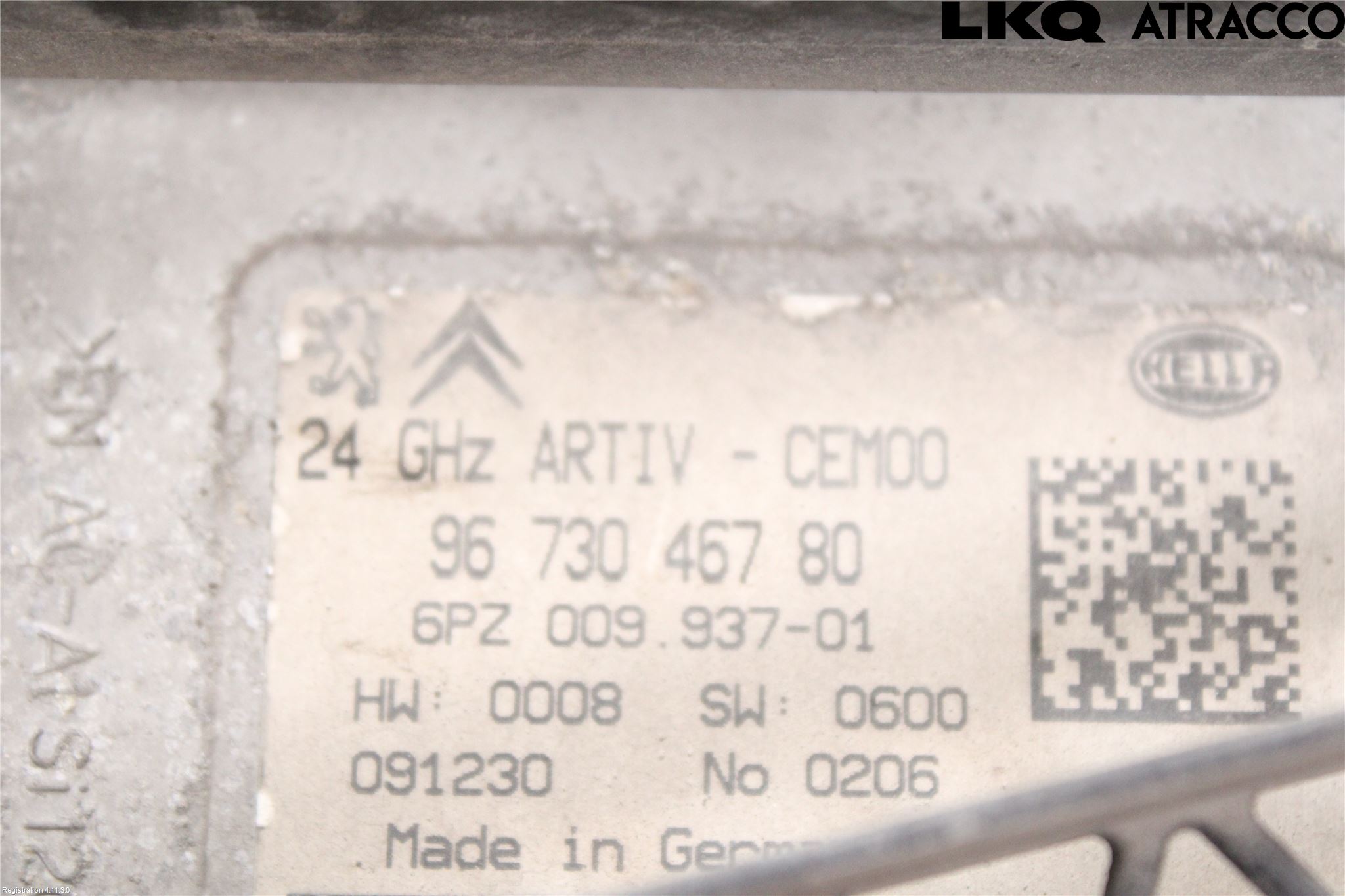 Peugeot 3008 09-16 Sensor Adaptiv Farthållare