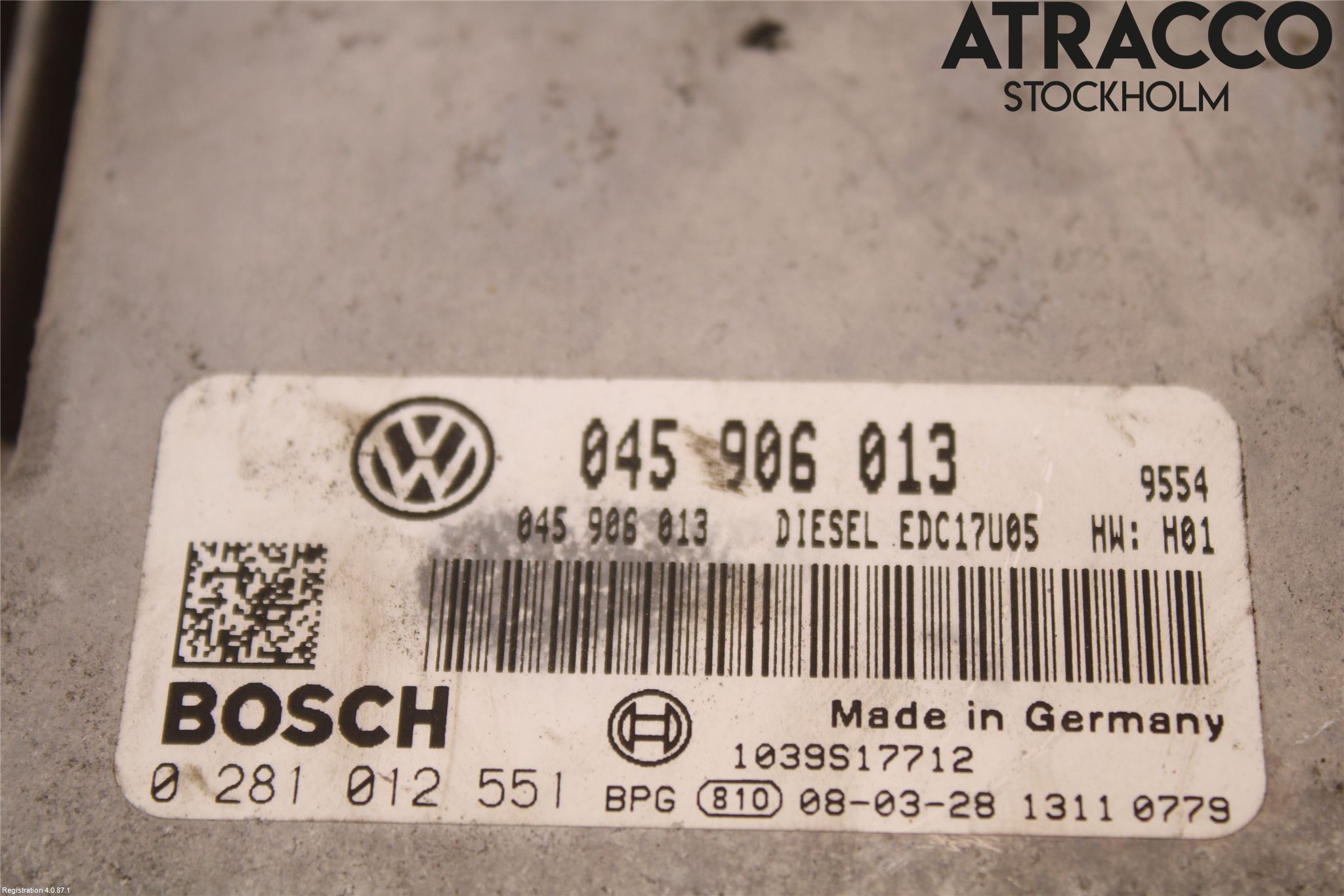 Volkswagen VW POLO 05-09 Styrenhet Inspump Diesel