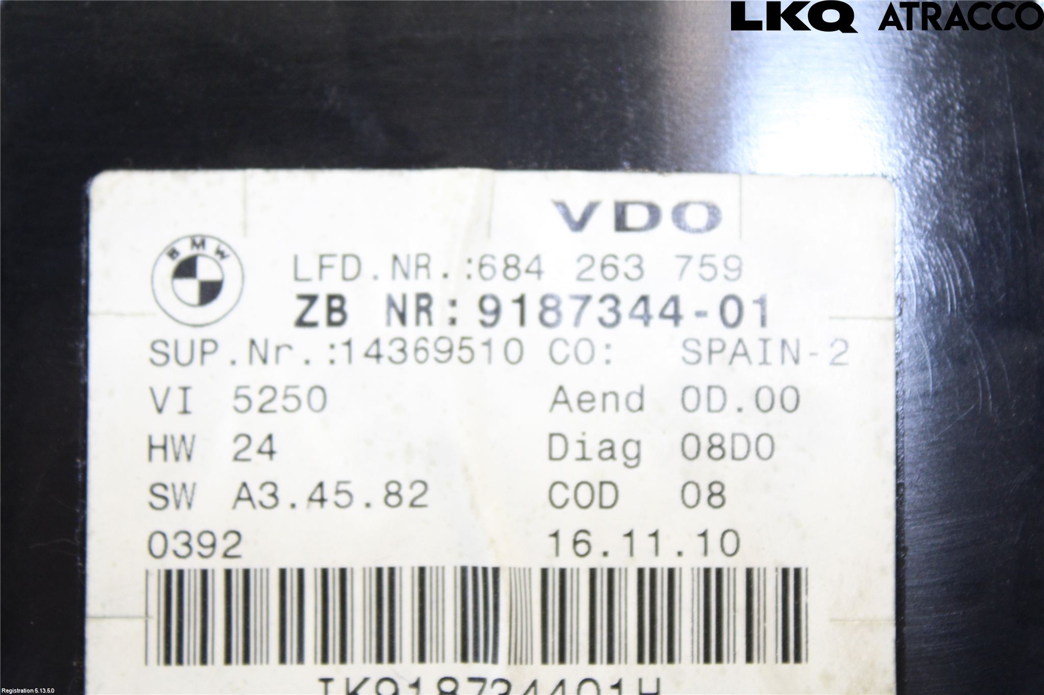 BMW 3 E90/91 SED/TOU 05-12 Instrument Komb