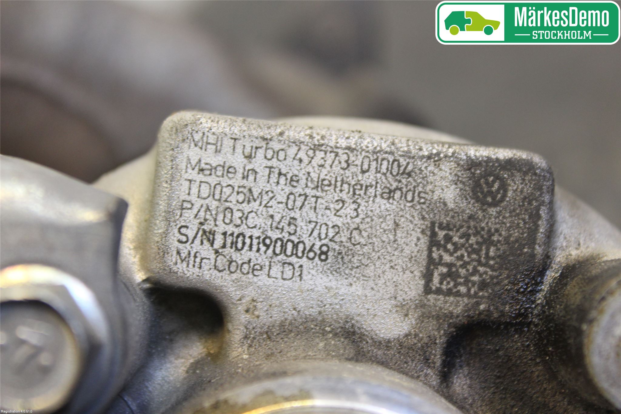 Volkswagen VW GOLF PLUS/CROSS GOLF 04-14 Turboaggregat