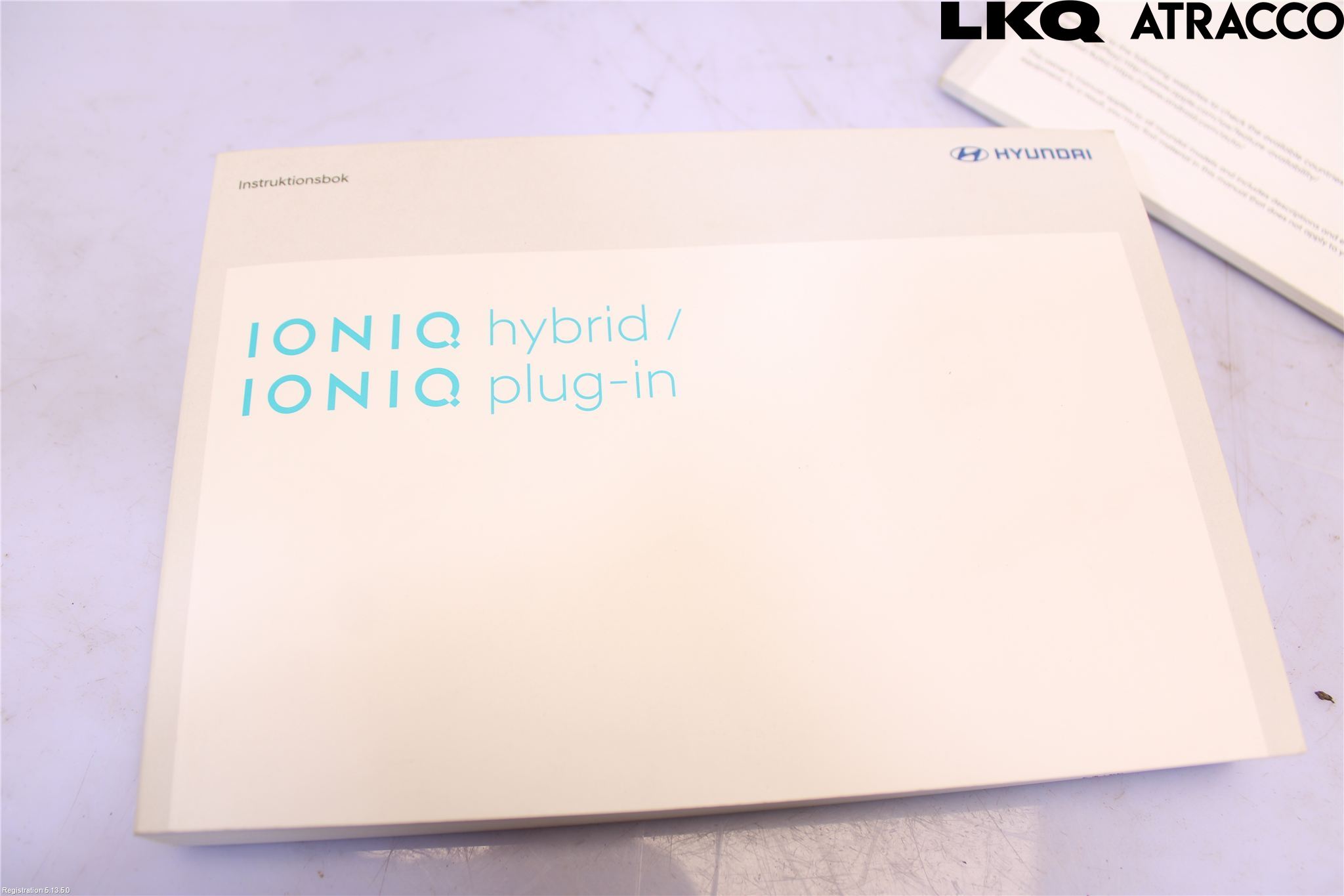 Hyundai IONIQ AE 17-22 Instruktionsbok