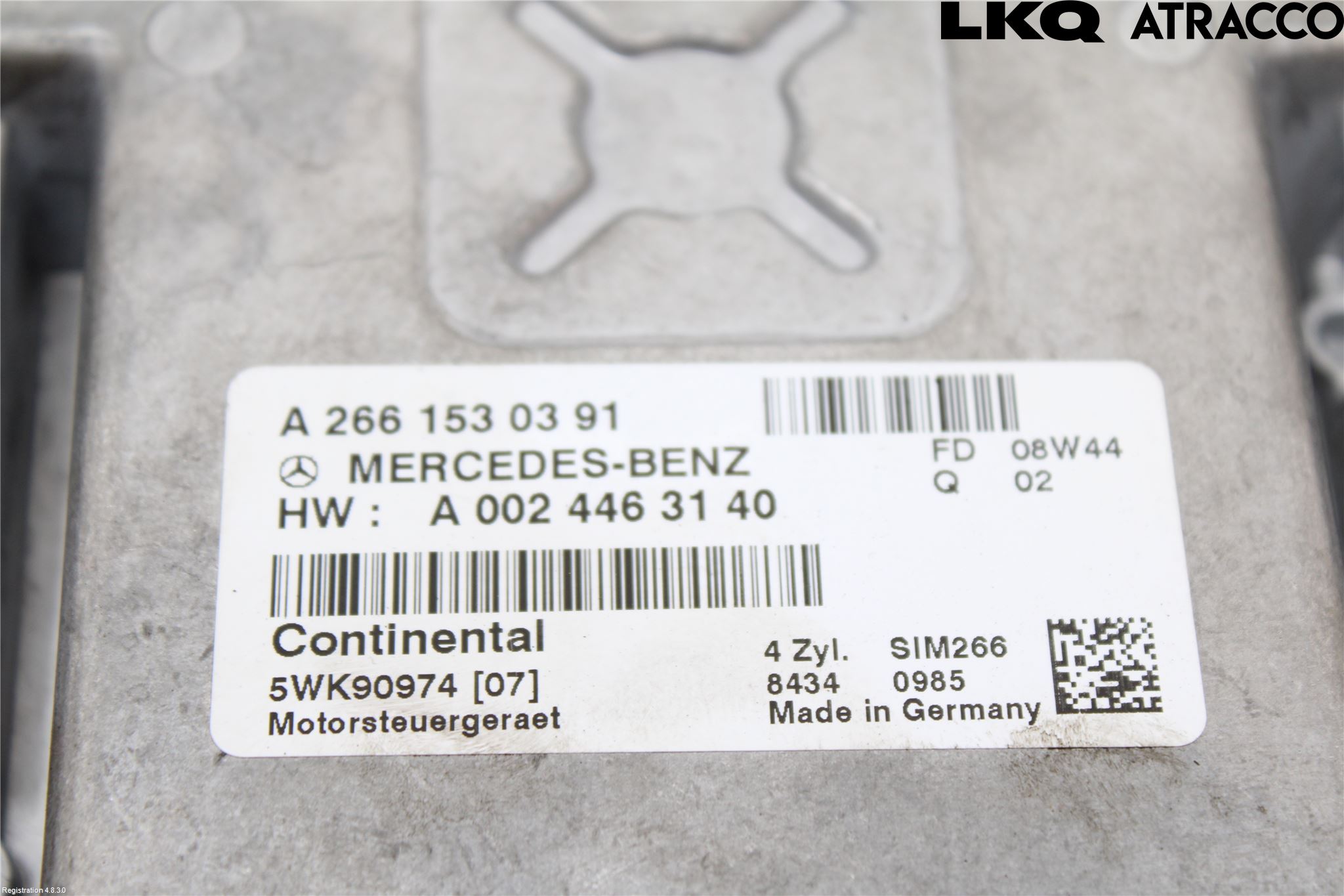 Mercedes-Benz MB A-KLASS (W169) 04-12 Styrenhet Insprut Bensin