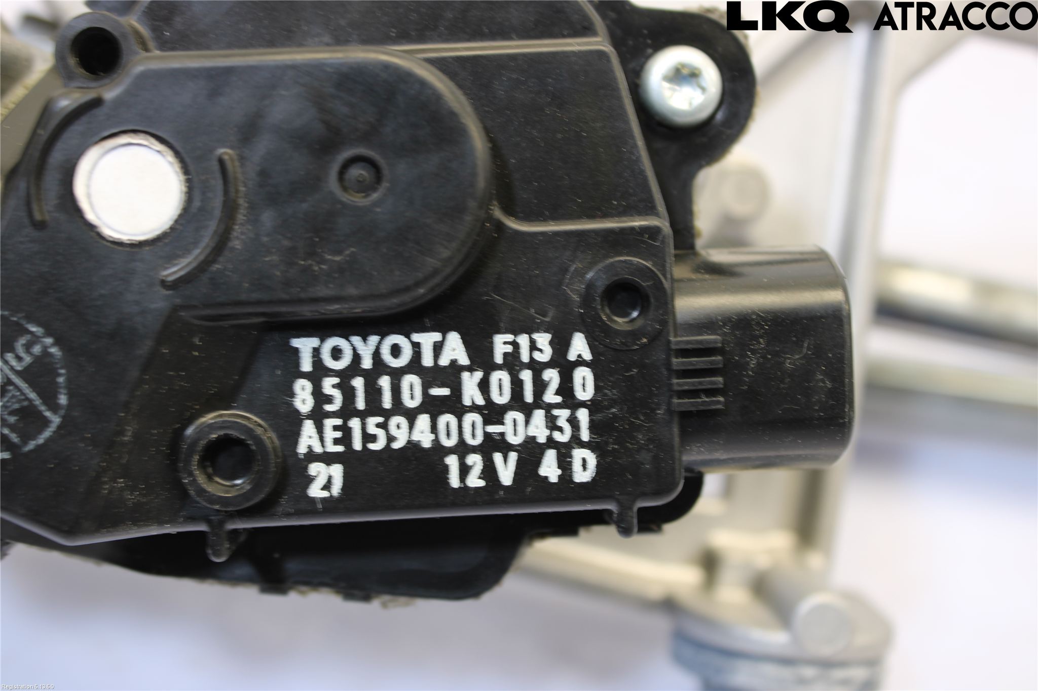 Toyota YARIS XP21 20- Torkarmotor Vindruta