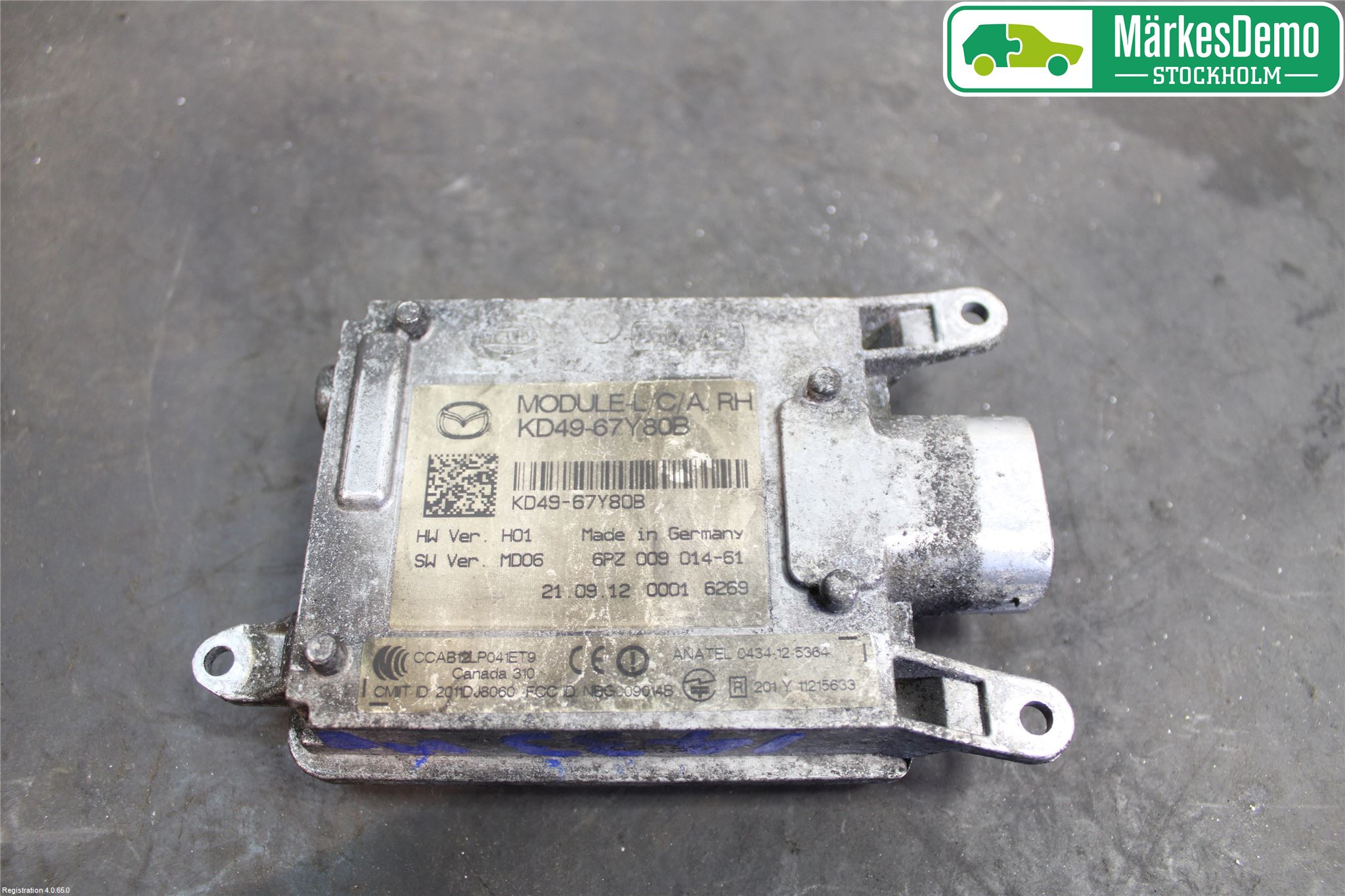 Mazda CX-5 12-17 Sensor Aktivt Kollisionsskydd