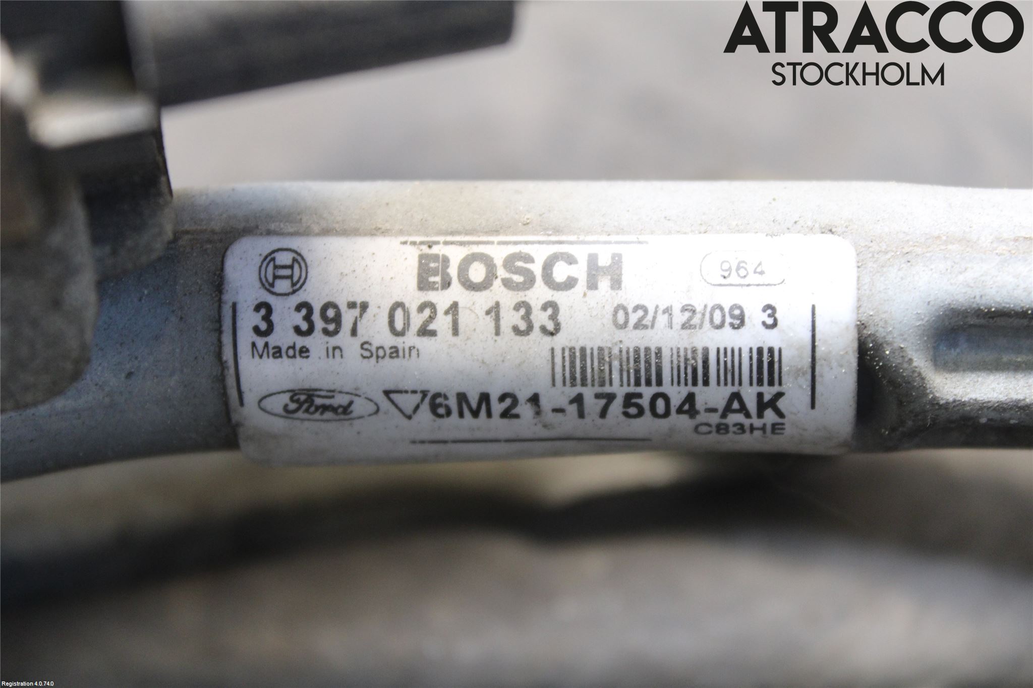 Ford S-MAX 06-15 Torkarmotor Vindruta